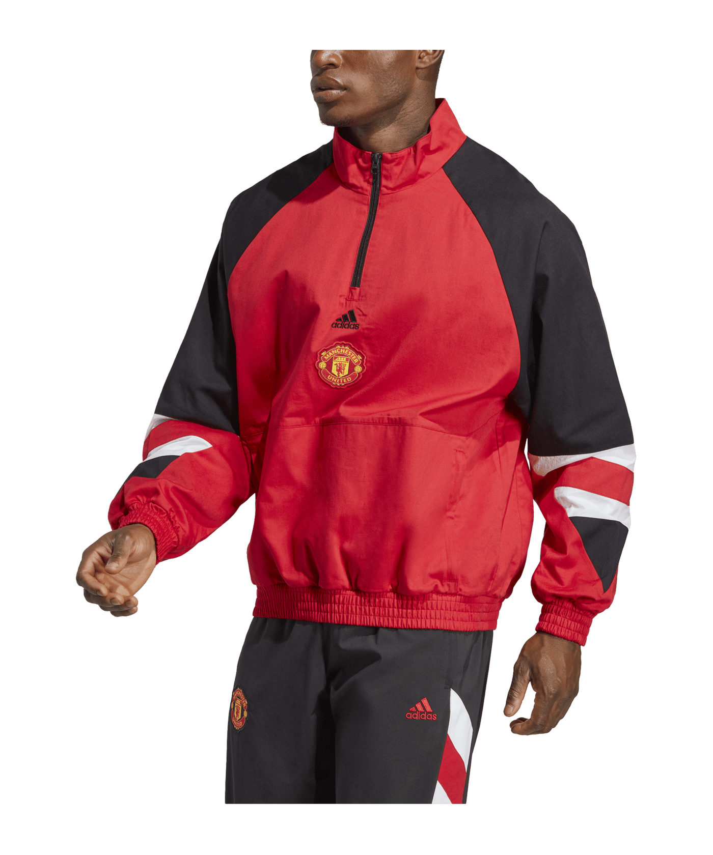 adidas Manchester United Icon Tracktop Jacke Rot - rot