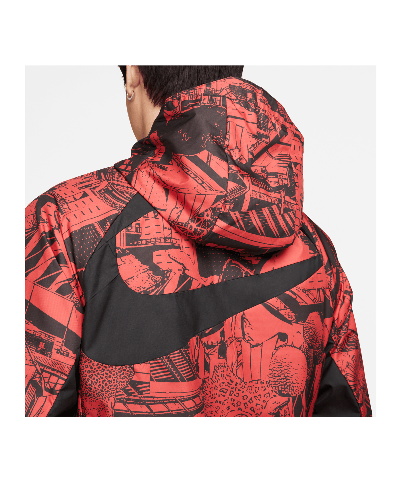Nike Atletico Madrid Allwetterjacke Rot F611 - rot