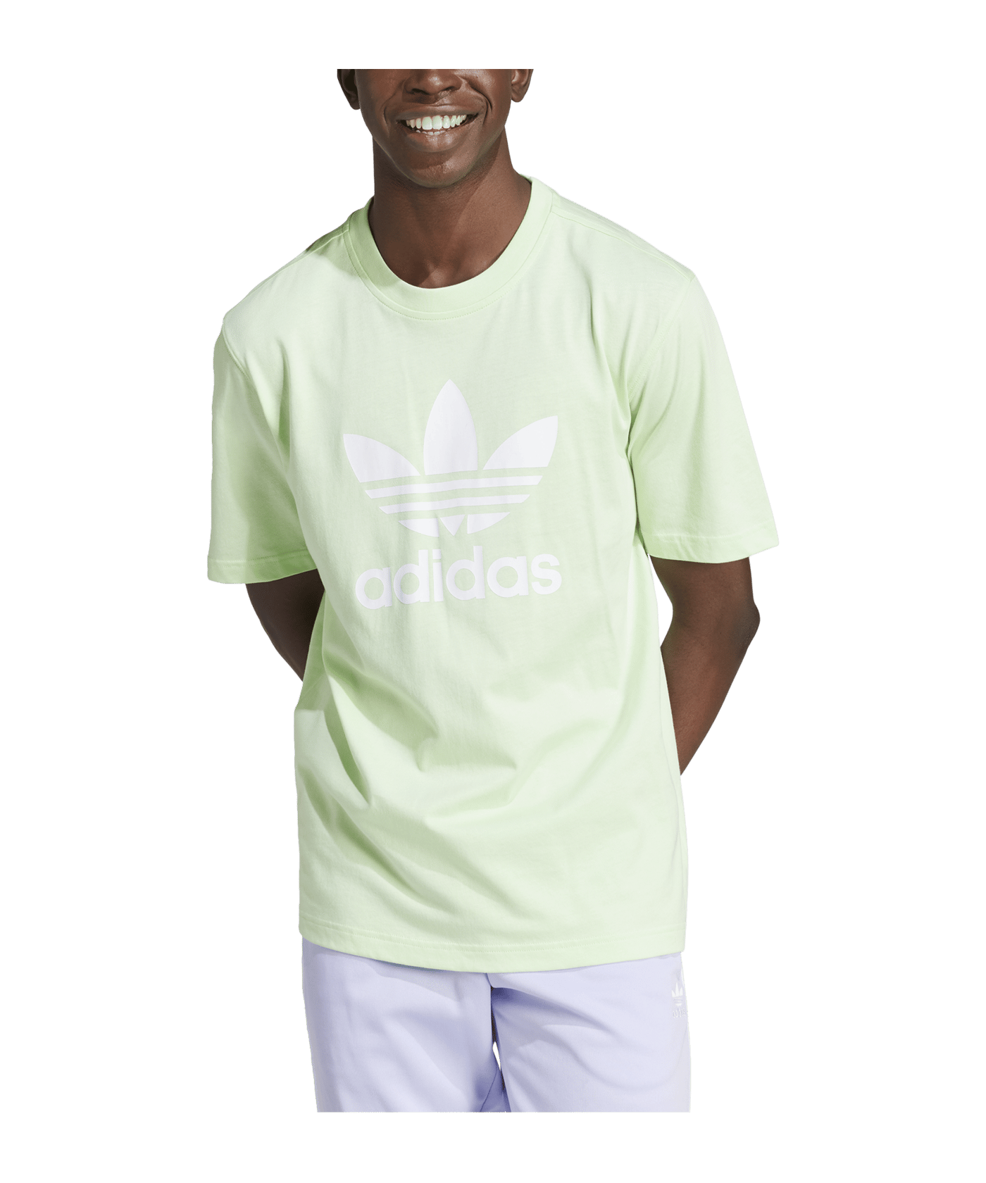 adidas Originals Adicolor Trefoil T-Shirt Grün - gruen
