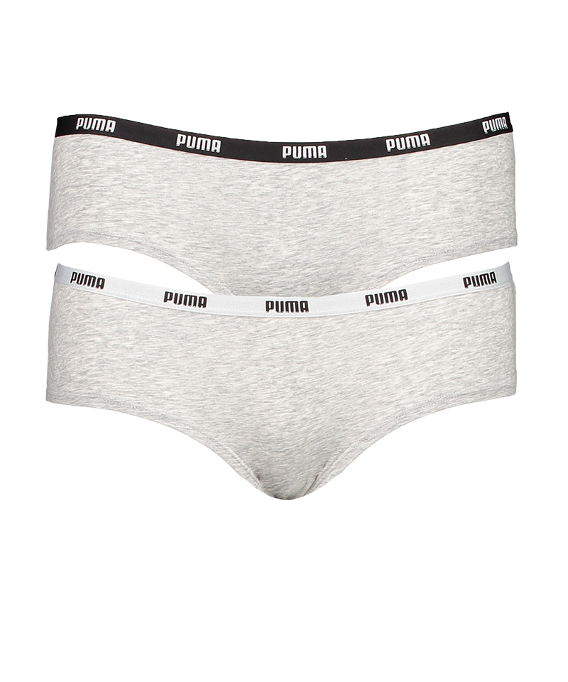 PUMA Iconic Hipster 2er Pack Damen Grau F328 - grau