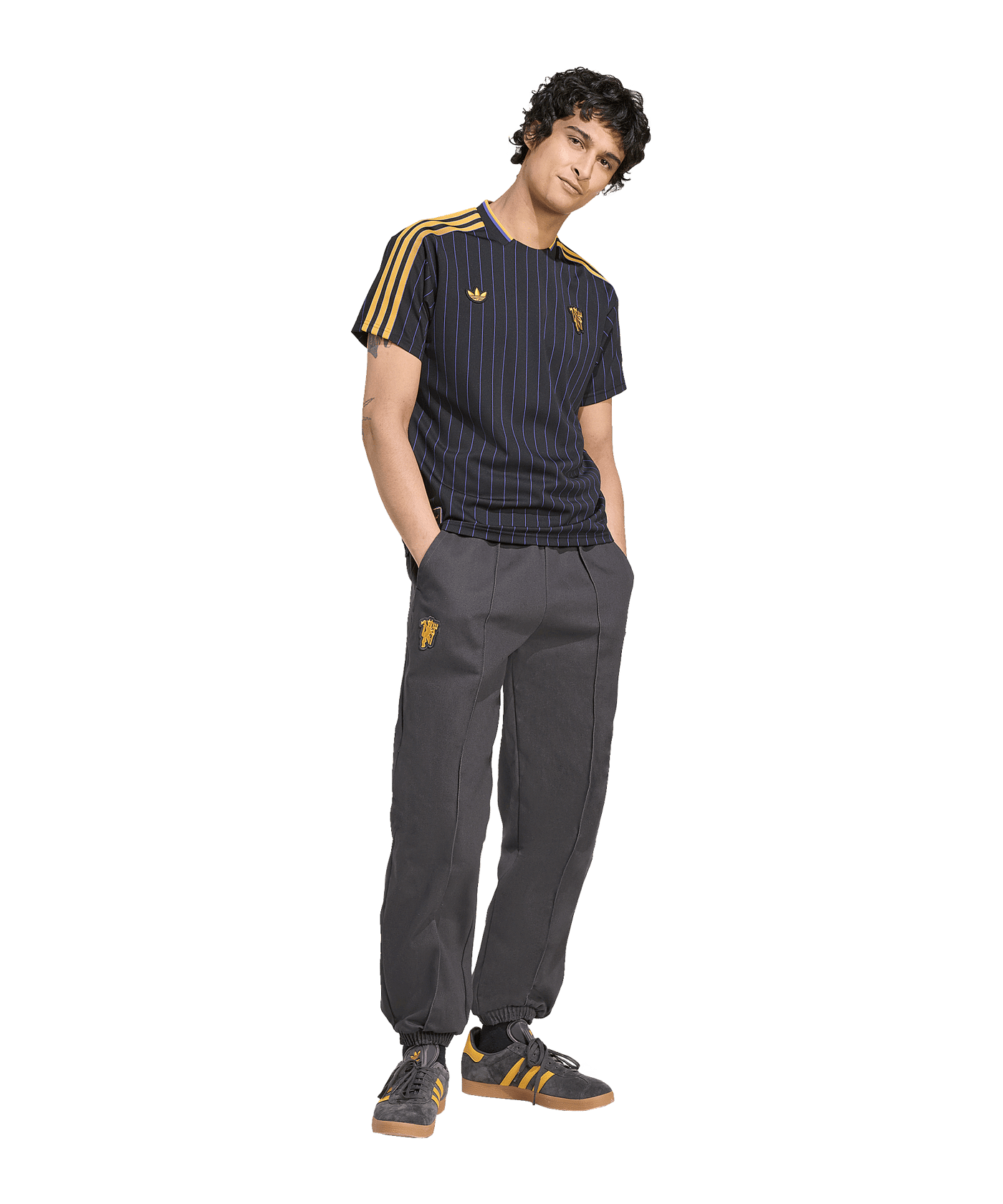 adidas Manchester United Icon Trikot Schwarz - schwarz