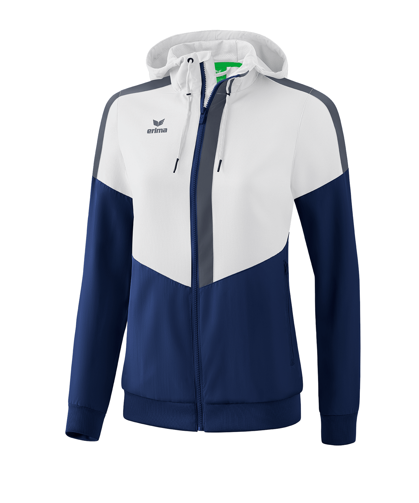 Erima Unisex Classic Team Präsentationsjacke – Leicht, Elastisch, Mit Seitentaschen & Gummibündchen