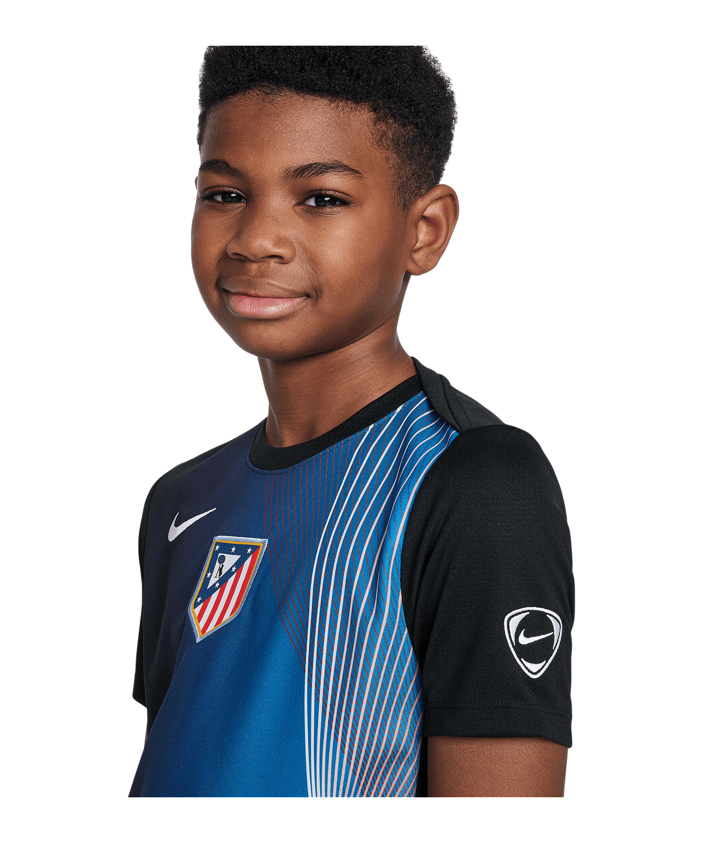 Nike Atletico Madrid Trainingsshirt Kids Schwarz F010 - schwarz
