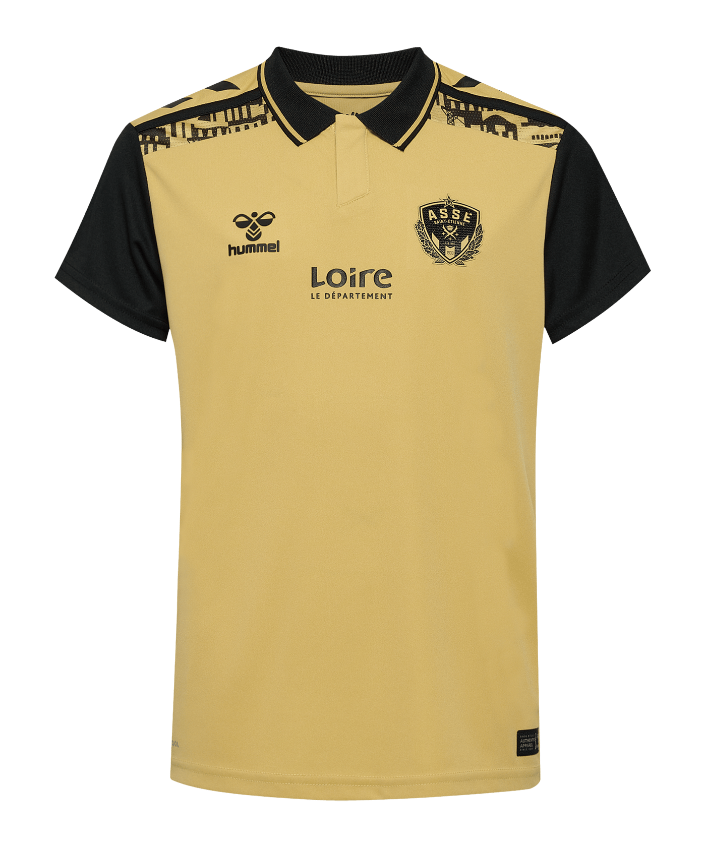 Maillot AS Saint-Étienne Third 24/25 – Hummel Or – Third Shirt Évasion – M à 3XL
