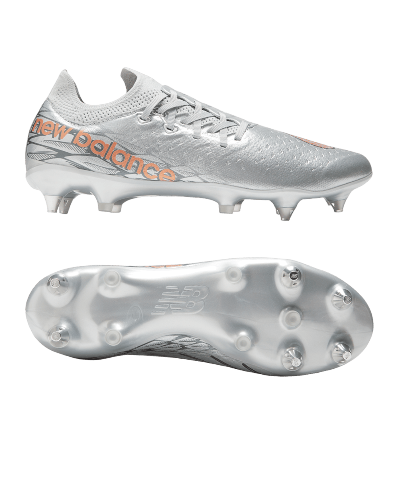 New Balance Furon V7 Pro SG Own Now Silber FGG7 | Fussballschuh | Stollen