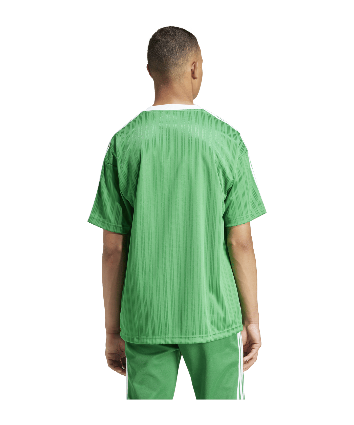 adidas Originals Adicolor Poly T-Shirt Grün Weiss - gruen