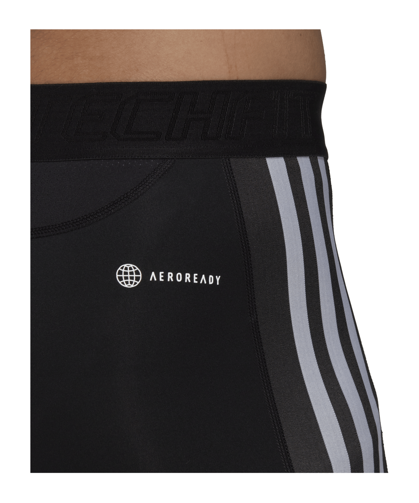adidas Techfit 3-Stripes Training Short Tights Black | Lifestyle