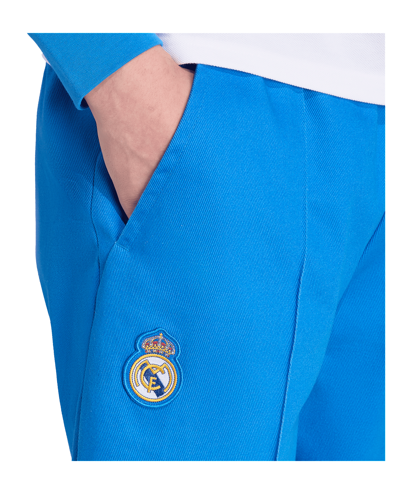 adidas Real Madrid Icon Drill Hose Blau - blau
