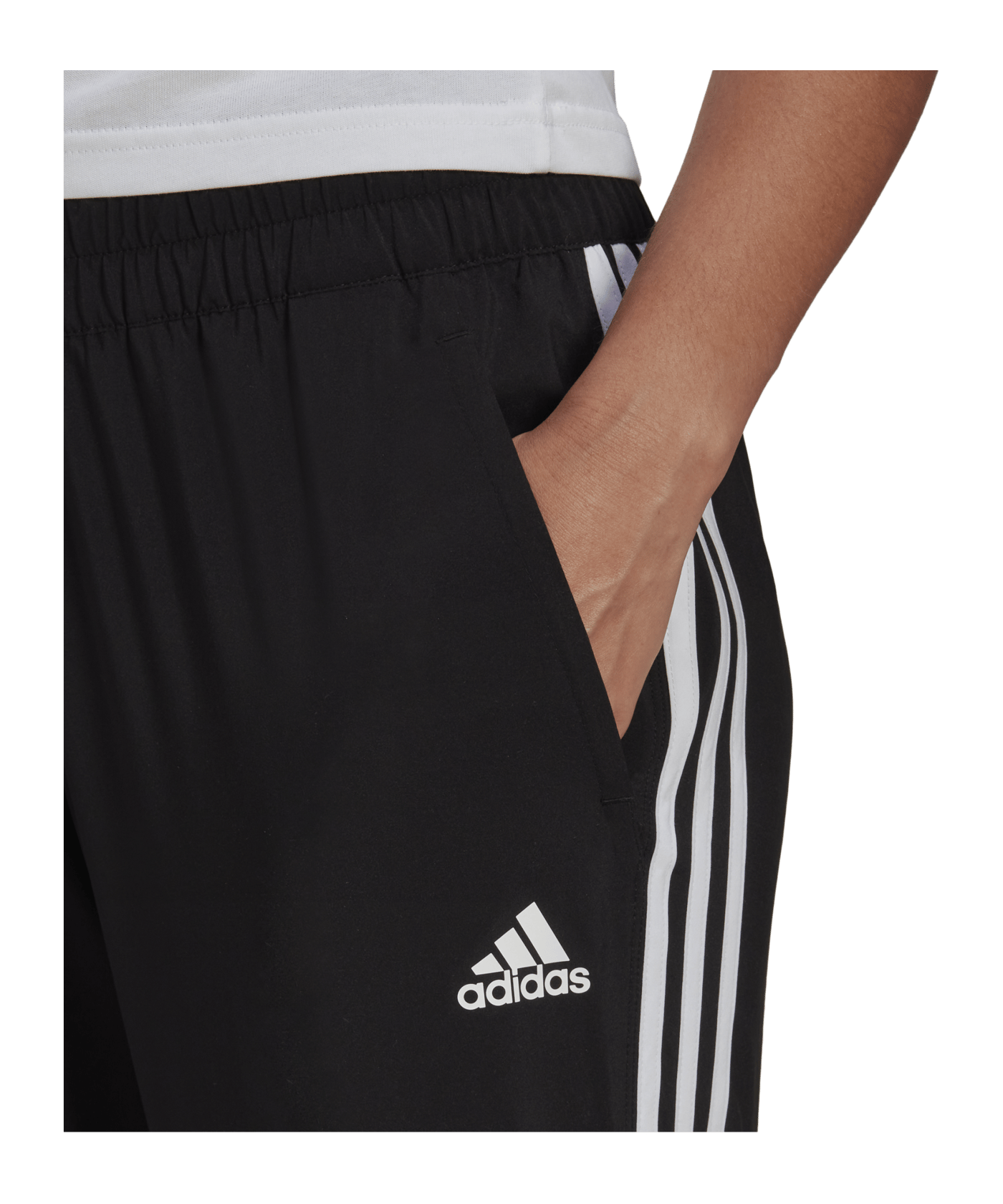 adidas TRAINICONS 3-Stripes Woven Pants Black - schwarz