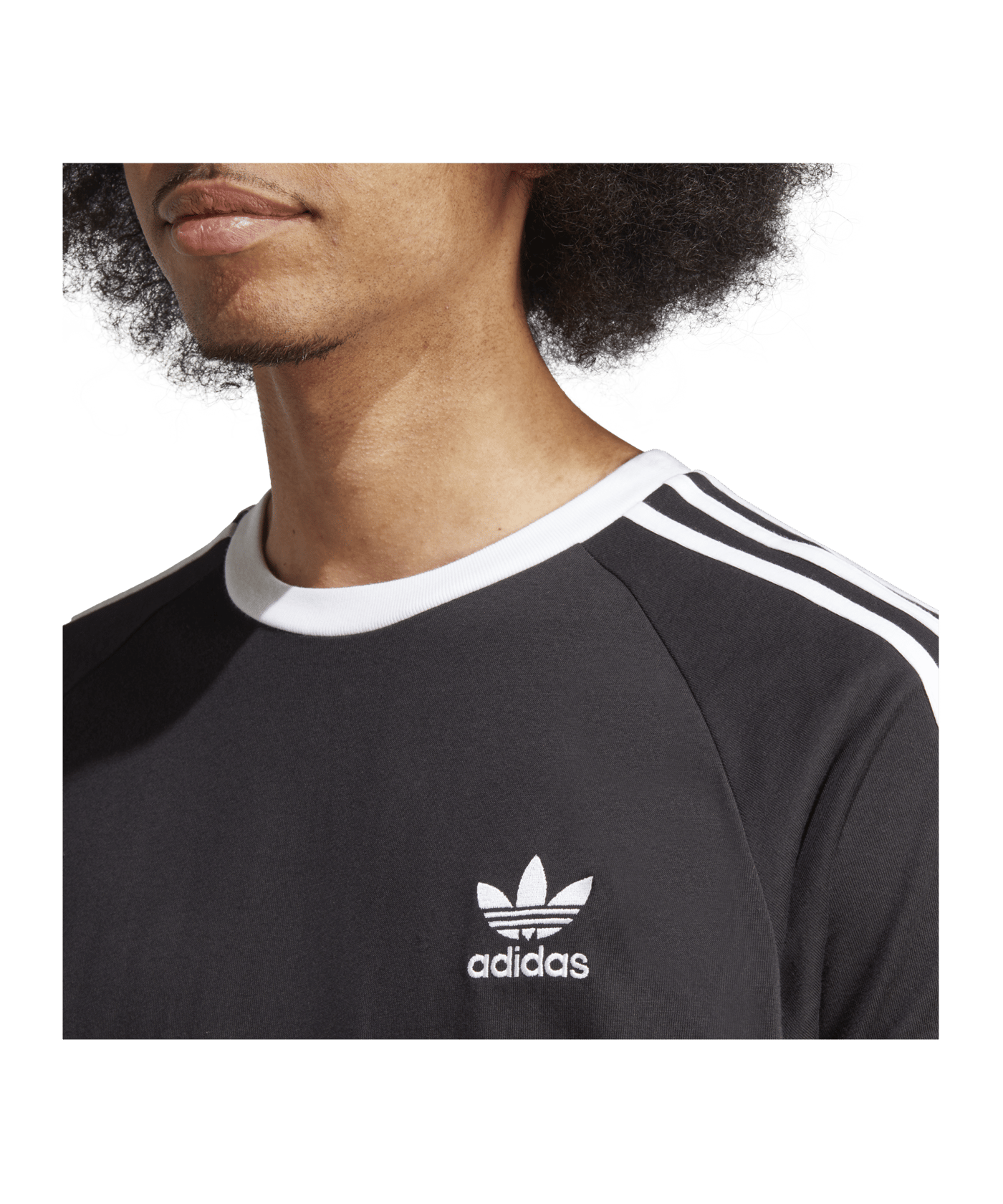 adidas Originals Adicolor Classics 3-Stripes Tee Black - schwarz