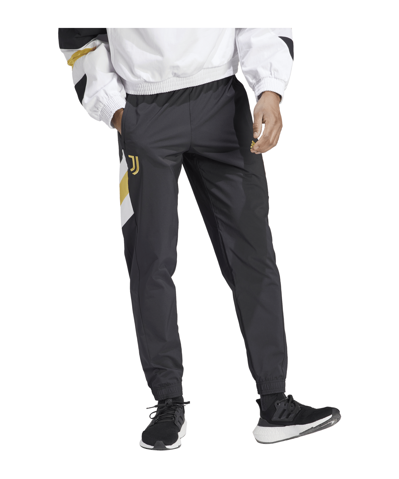 adidas Juventus Turin Icon Trainingshose Schwarz - schwarz