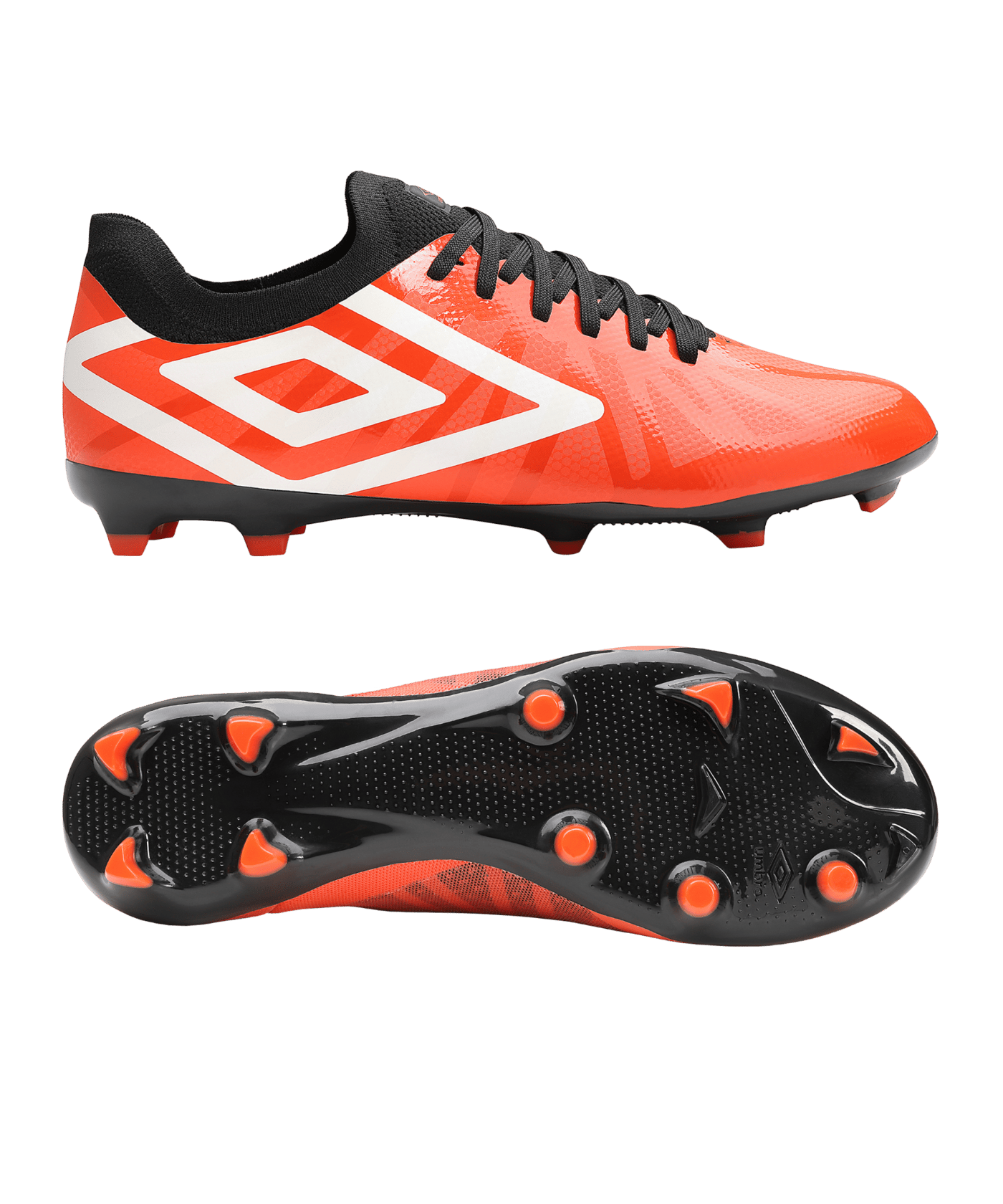 Crampons Umbro Velocita IV Premier FG – Vert/noir/blanc, Taille 10, Homme, Neuf Sans Boîte
