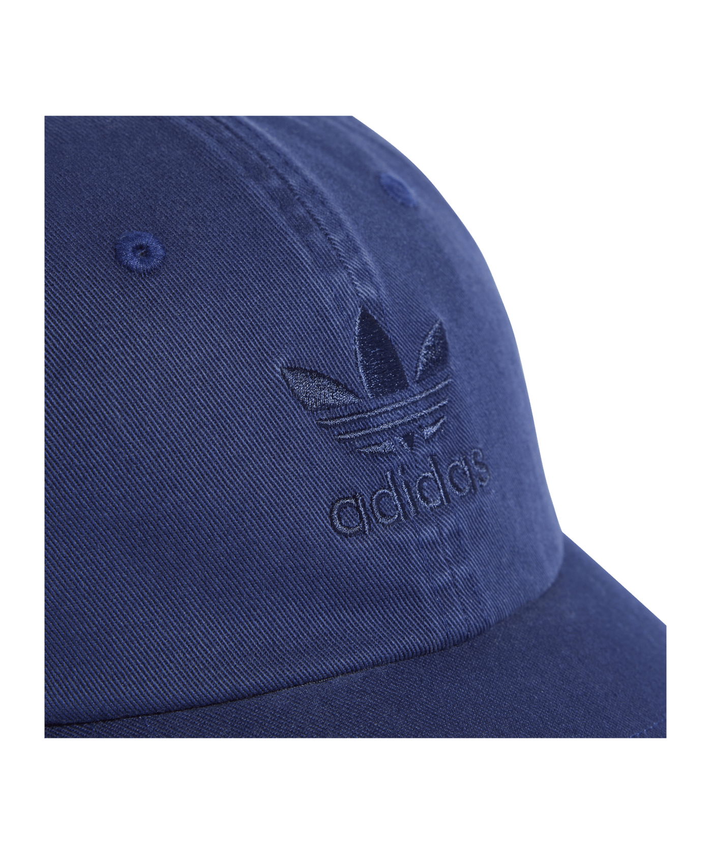 adidas Originals Adicolor Trefoil Cap Blau Stonewashed Baseball Cap Blue - blau