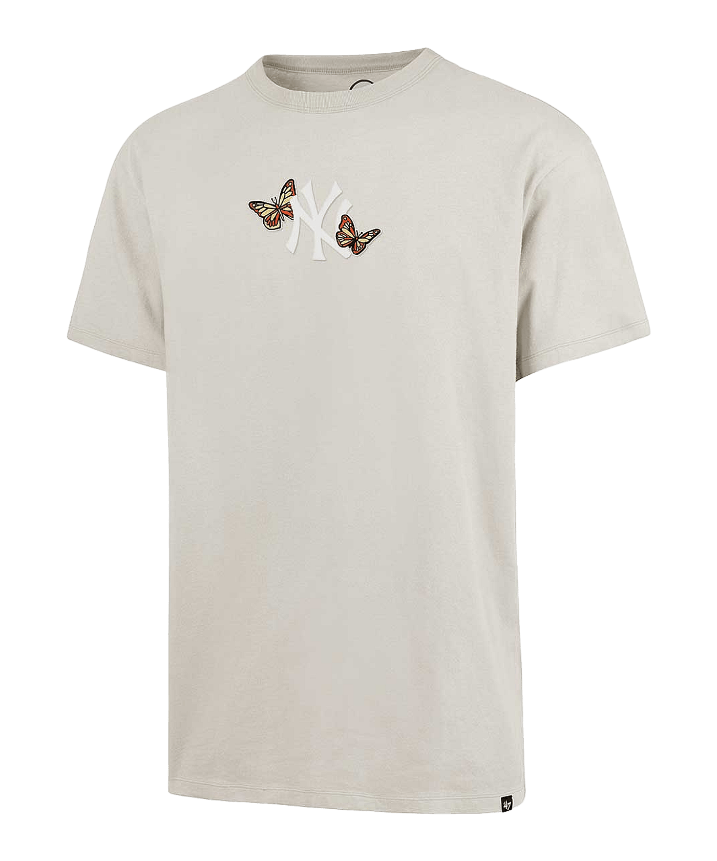 '47 Brand New York Yankees New York Yankees Icon 47 Drop Shoulder T-Shirt Beige - beige