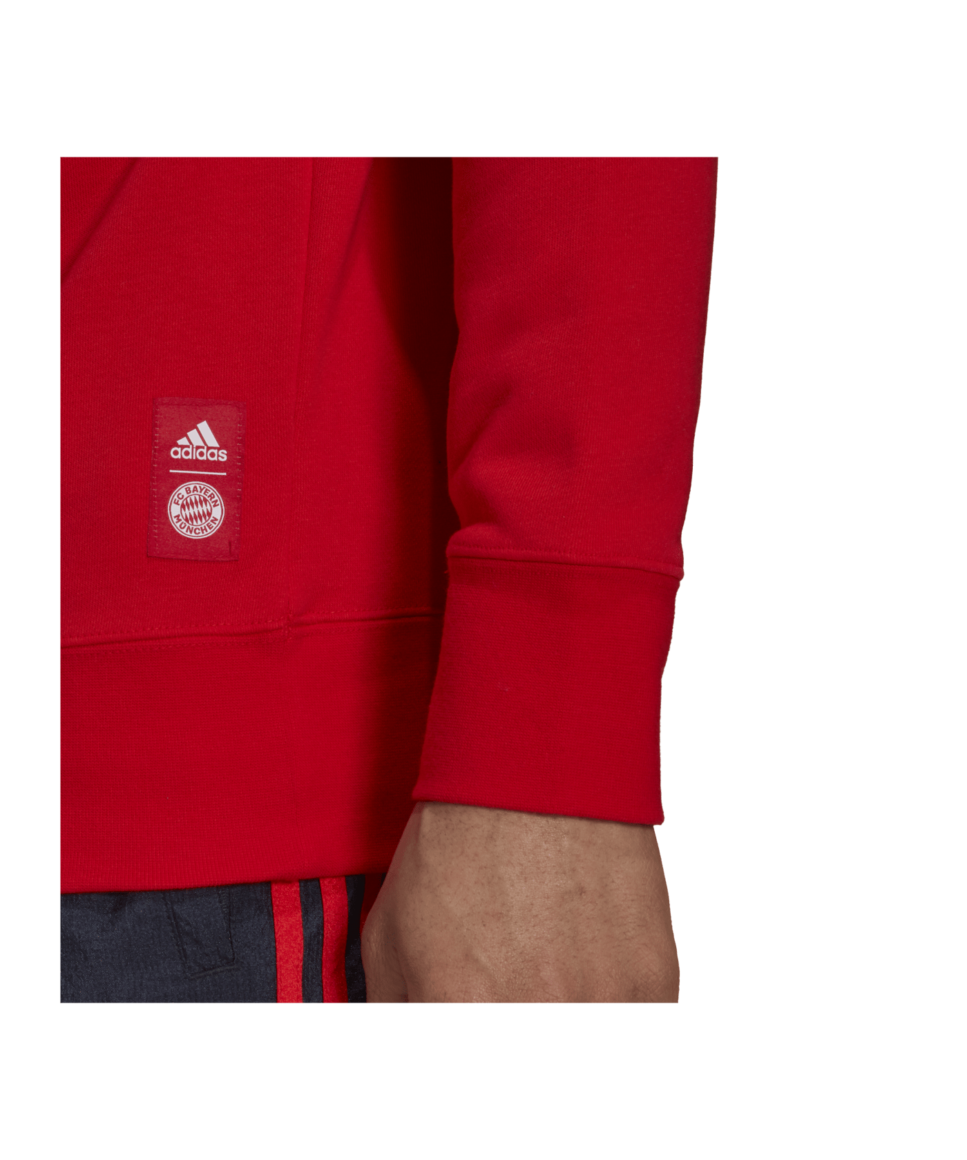 adidas FC Bayern München Icon Crew Sweatshirt Rot - rot