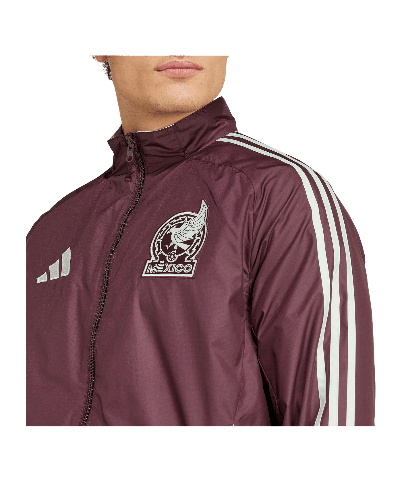 adidas Mexico Anthem Jacke Rot - rot