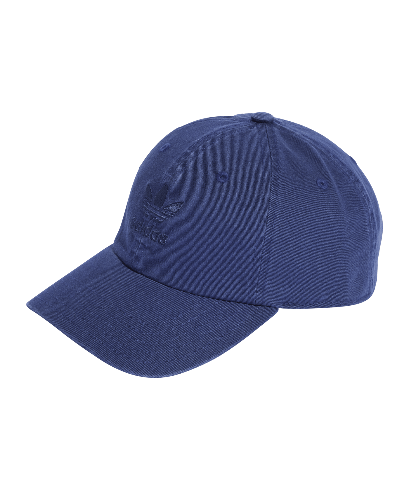 adidas Originals Adicolor Trefoil Cap Blau Stonewashed Baseball Cap Blue - blau