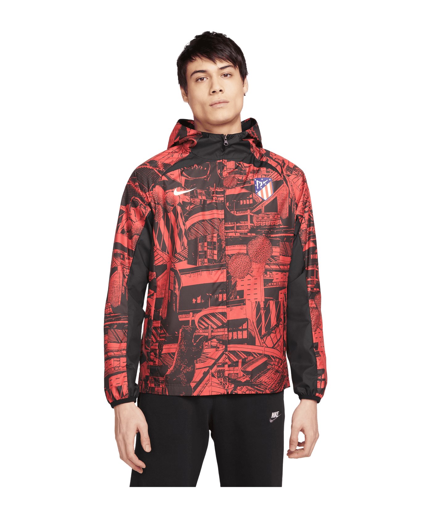 Nike Atletico Madrid Allwetterjacke Rot F611 - rot