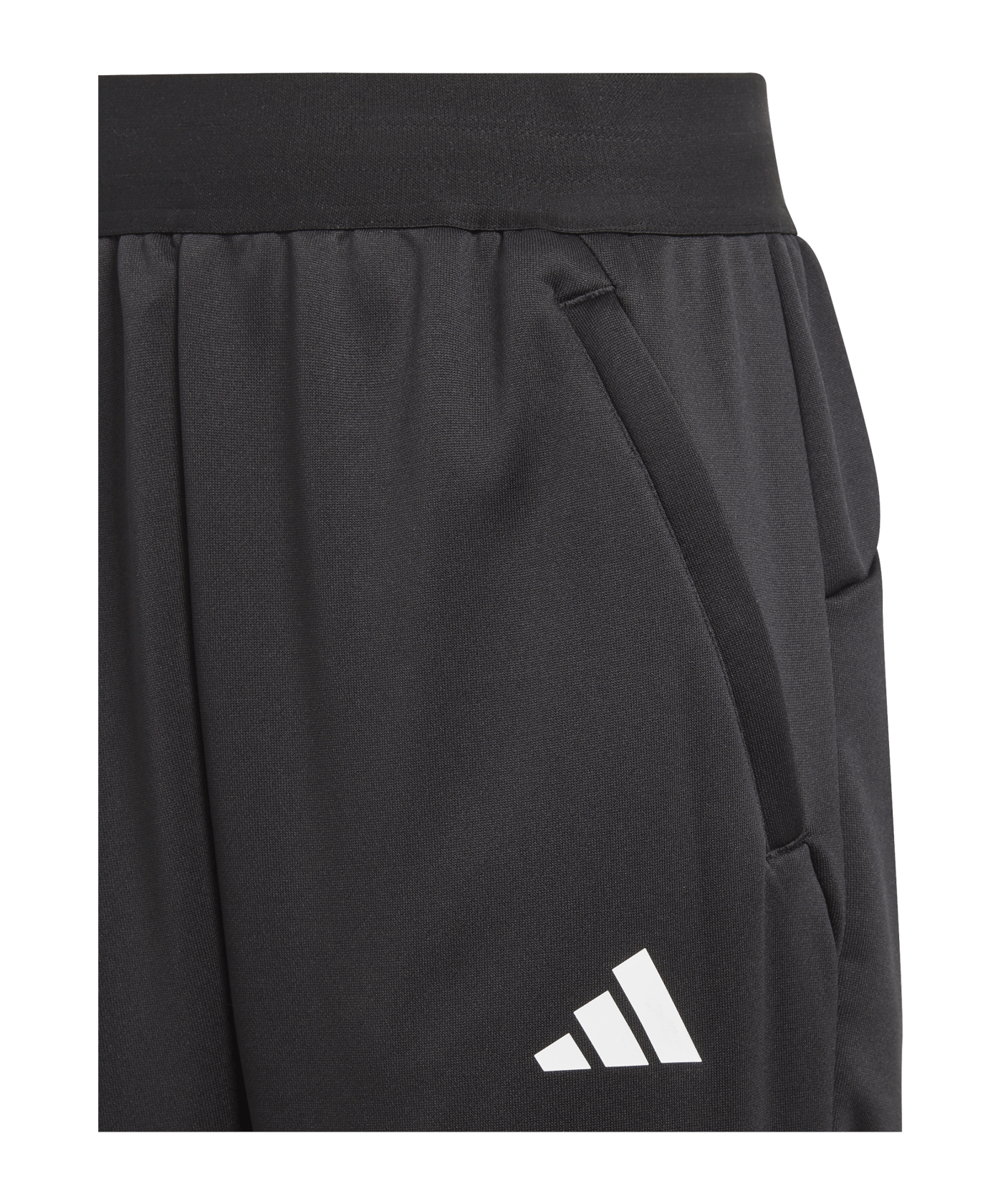 adidas Train Icons Trainingshose Kids Schwarz Grau - schwarz