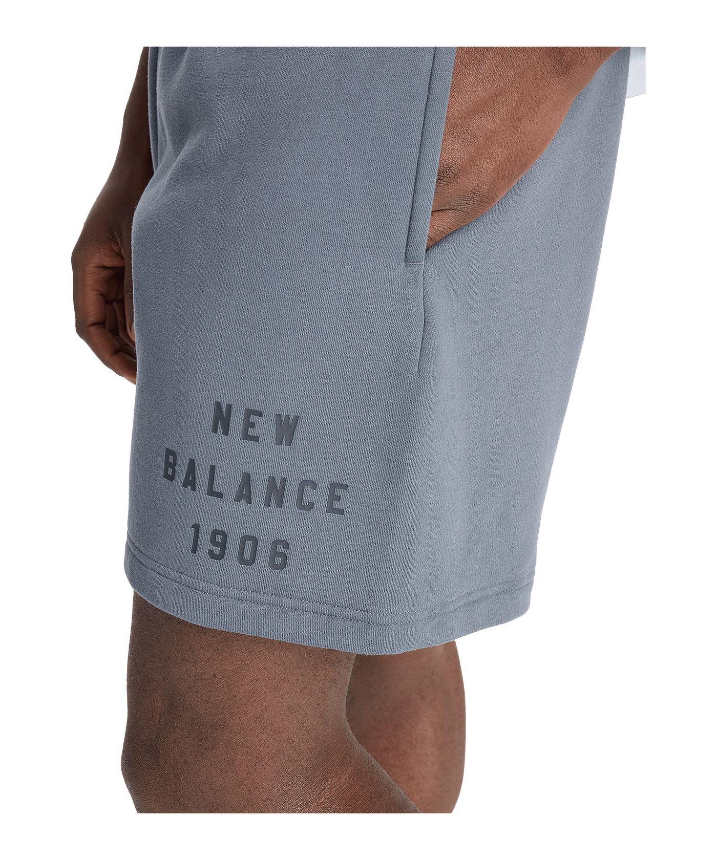 New Balance Iconic Collegiate 7" Fleece Short FGT - grau