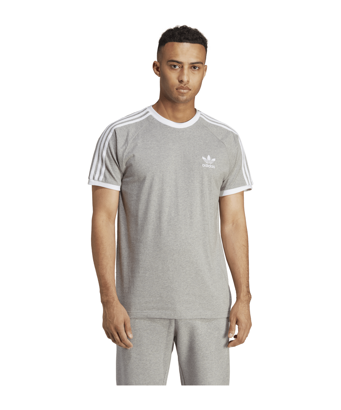 adidas Originals Adicolor Classics 3-Stripes Tee Grey - grau