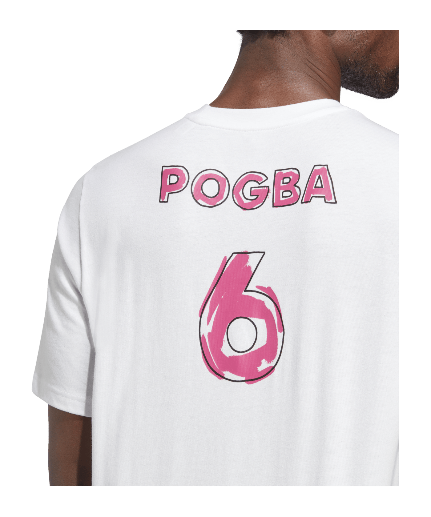 adidas Pogba Icon Graphic T-Shirt Weiss - weiss