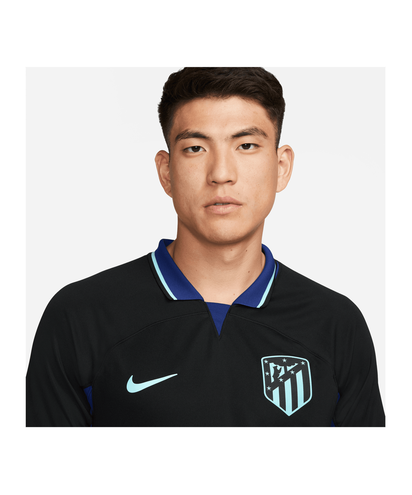 Nike Atletico Madrid Trikot Away 2022/2023 Schwarz Blau F011 - schwarz