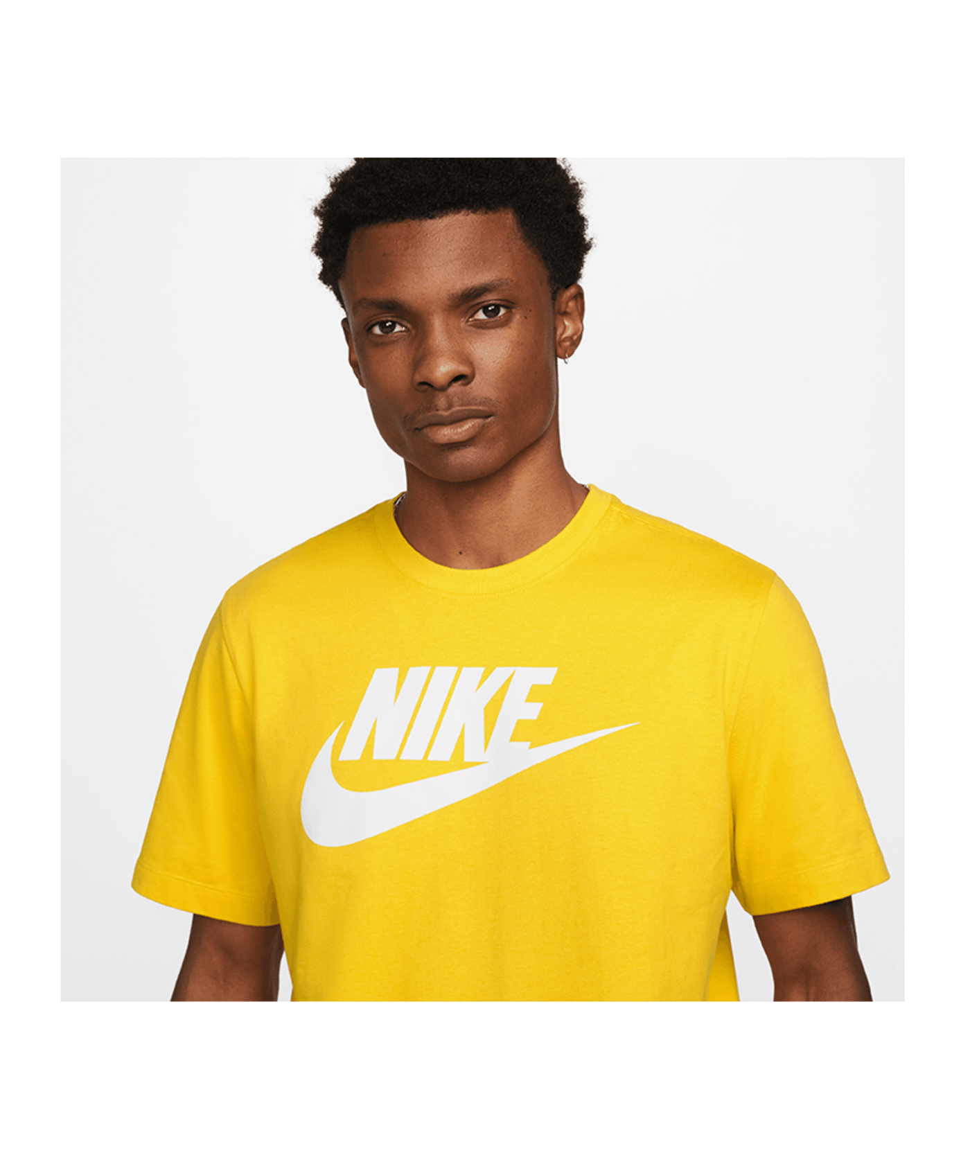Nike Icon Futura T-Shirt Tall Gelb Weiss F709 - gelb