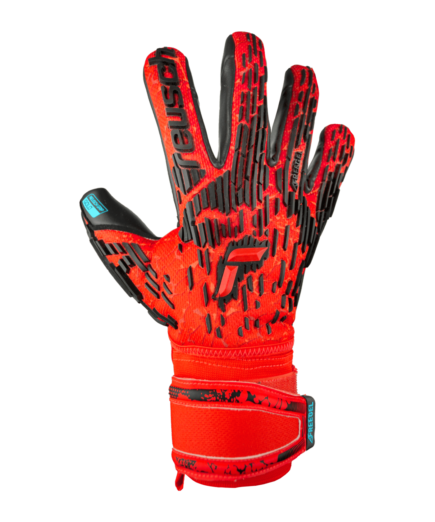 Reusch Attrakt Freegel Gold Finger Support 2023 TW-Handschuh Rot Blau ...