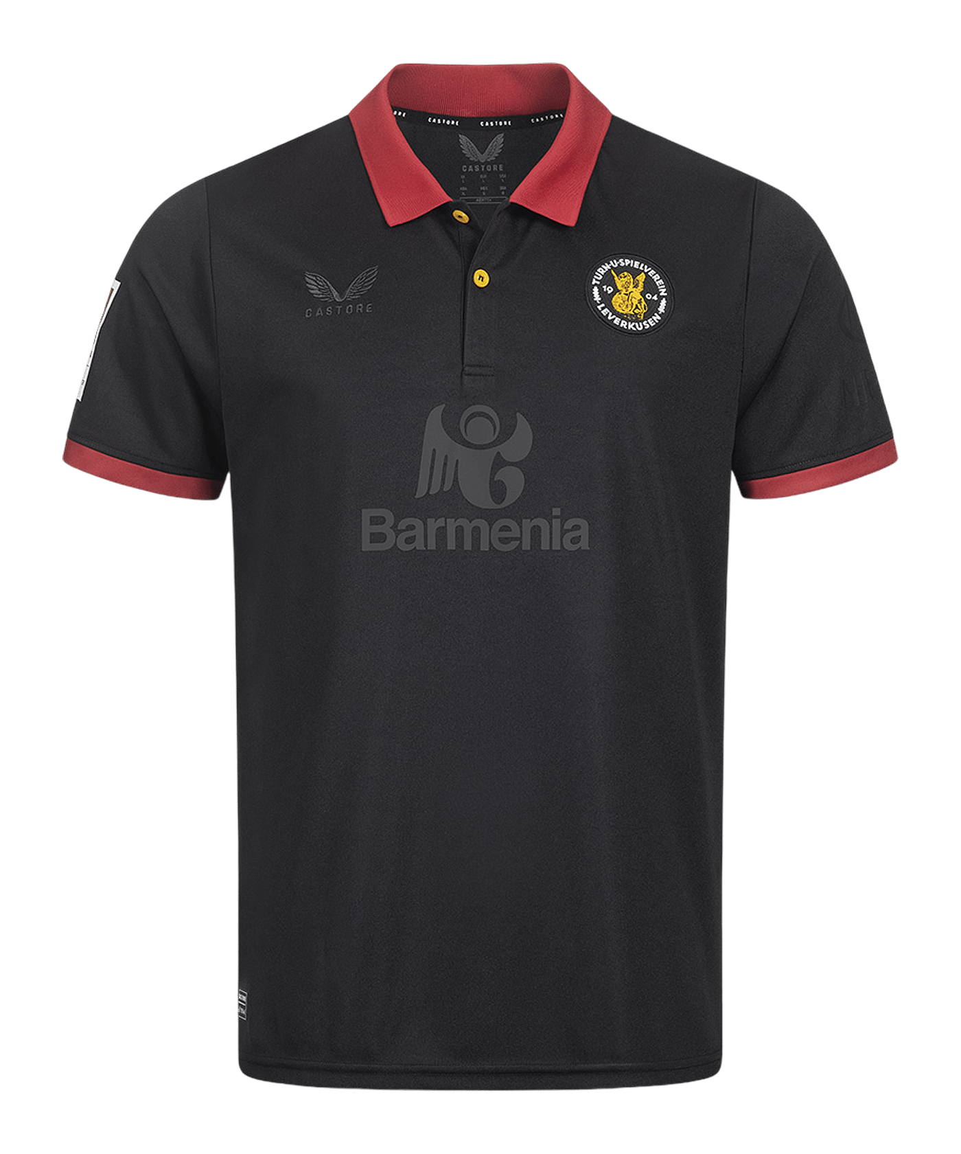 Short Castore Bayer Leverkusen 04, Taille L, Noir, Neuf Avec étiquettes