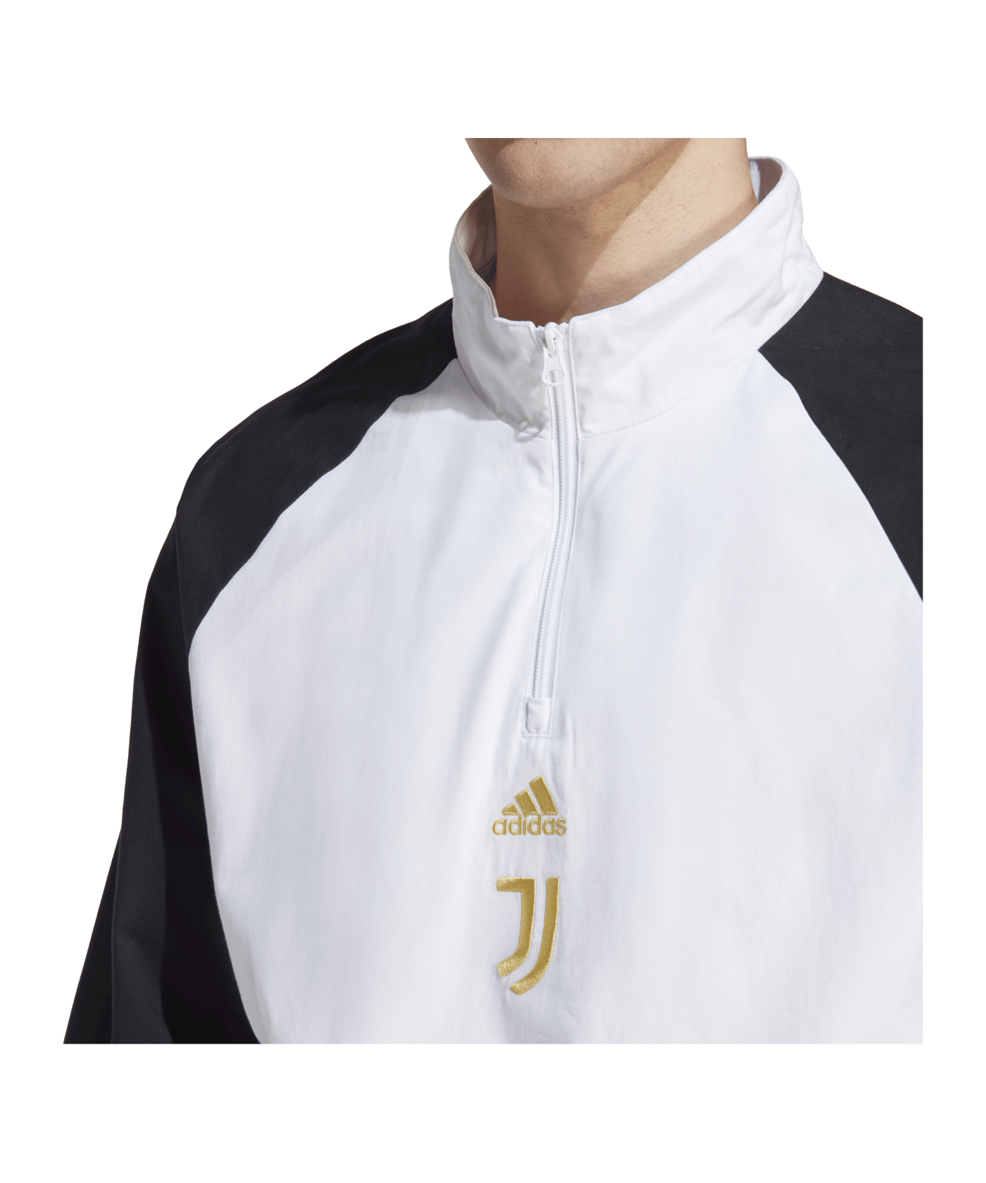 adidas Juventus Turin Icon Tracktop Jacke Weiss - weiss