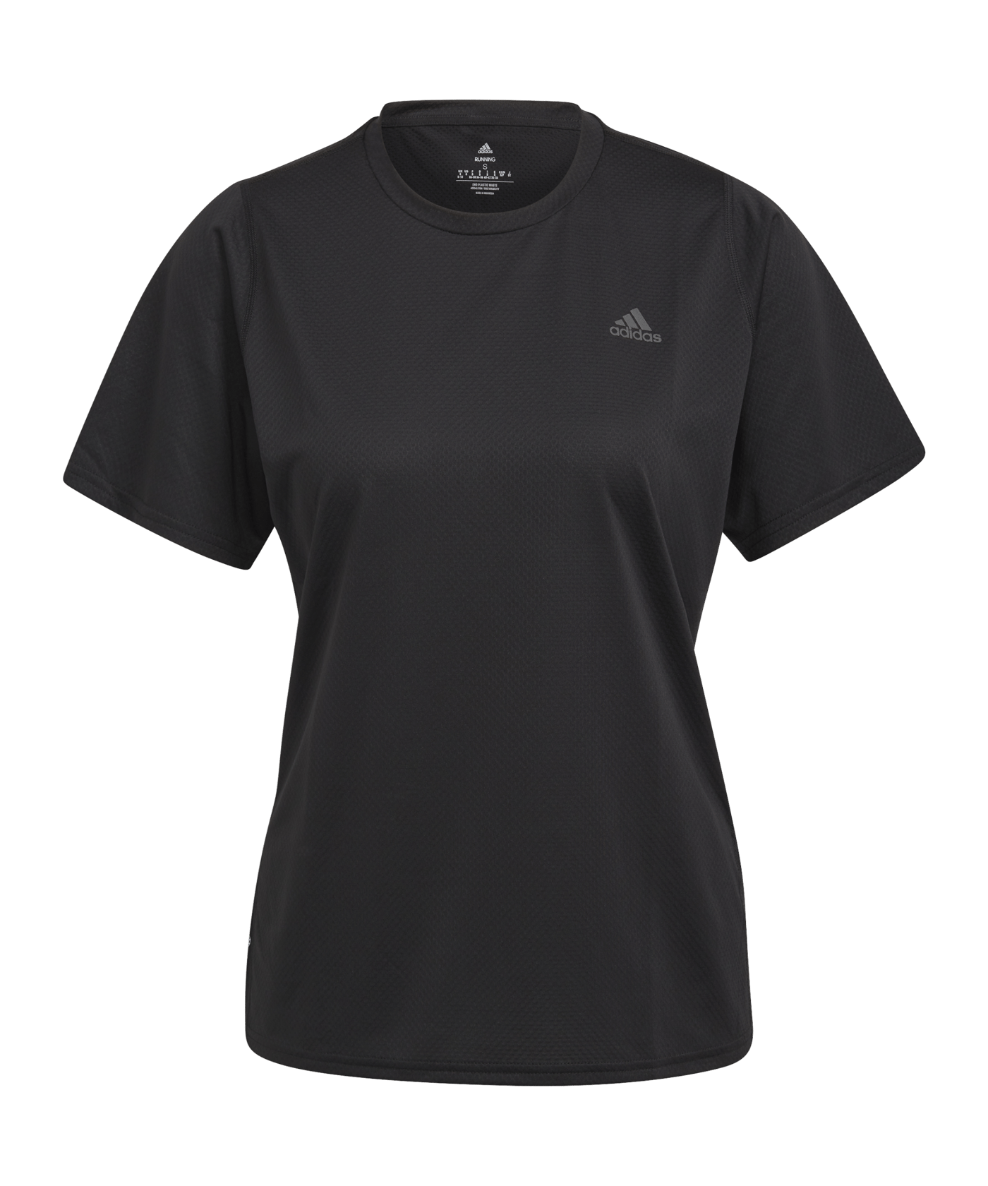 adidas Run Icons Running T-Shirt Damen Schwarz - schwarz