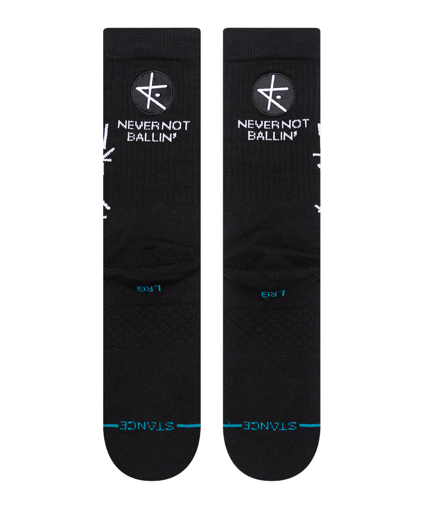 Stance X Icon Socken Schwarz - schwarz