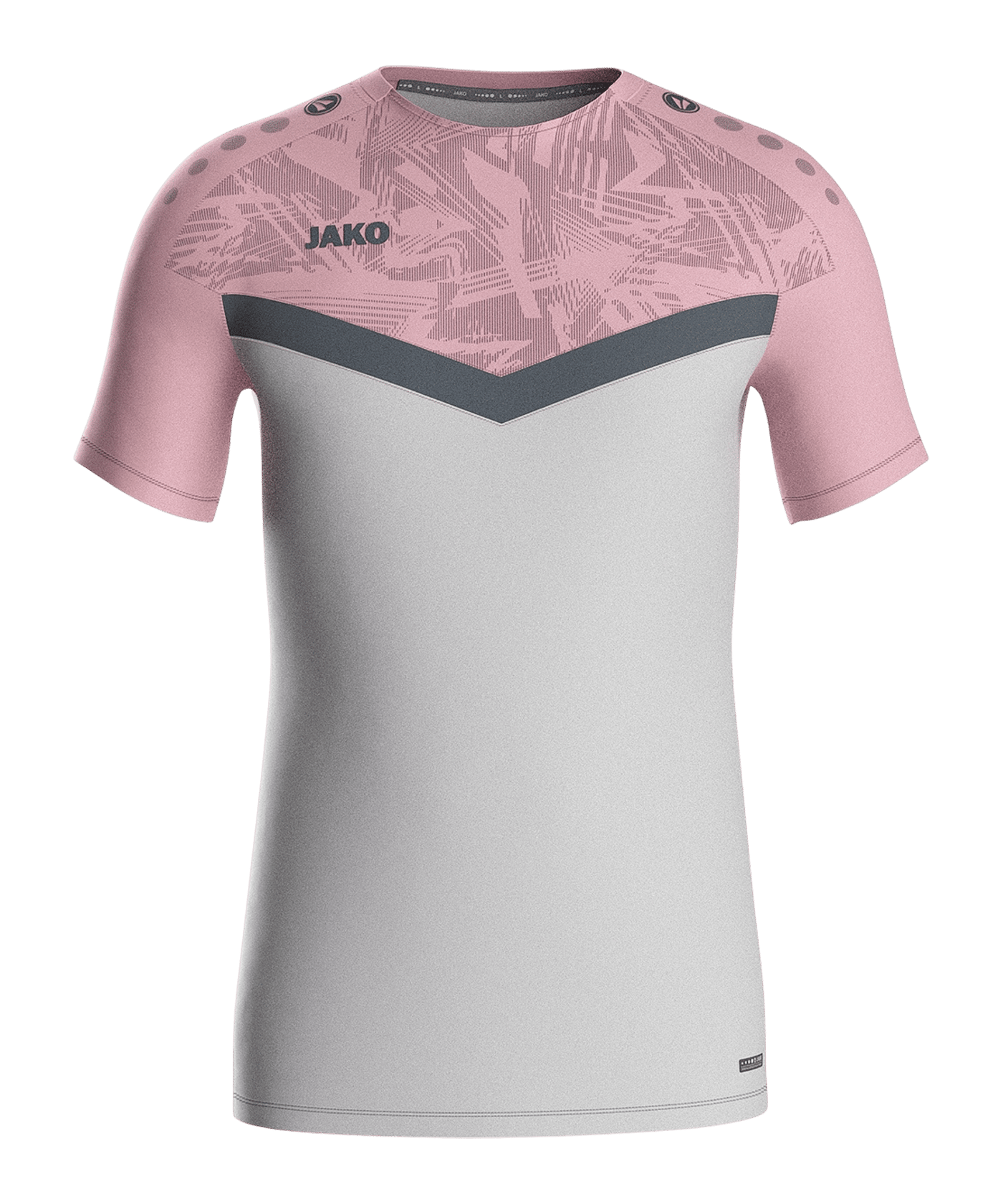 JAKO Icon T-Shirt Kids Grau Pink F851 - grau
