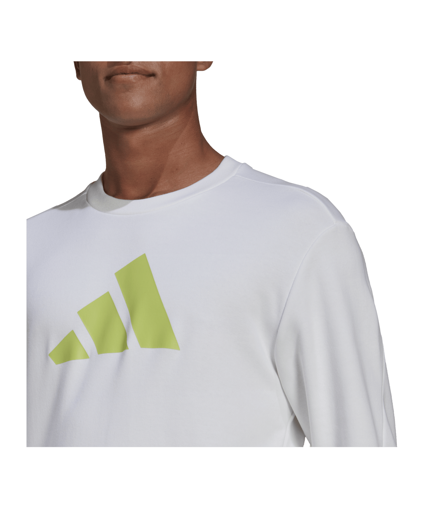 adidas Three Bar Future Icons Sweatshirt Weiss - weiss