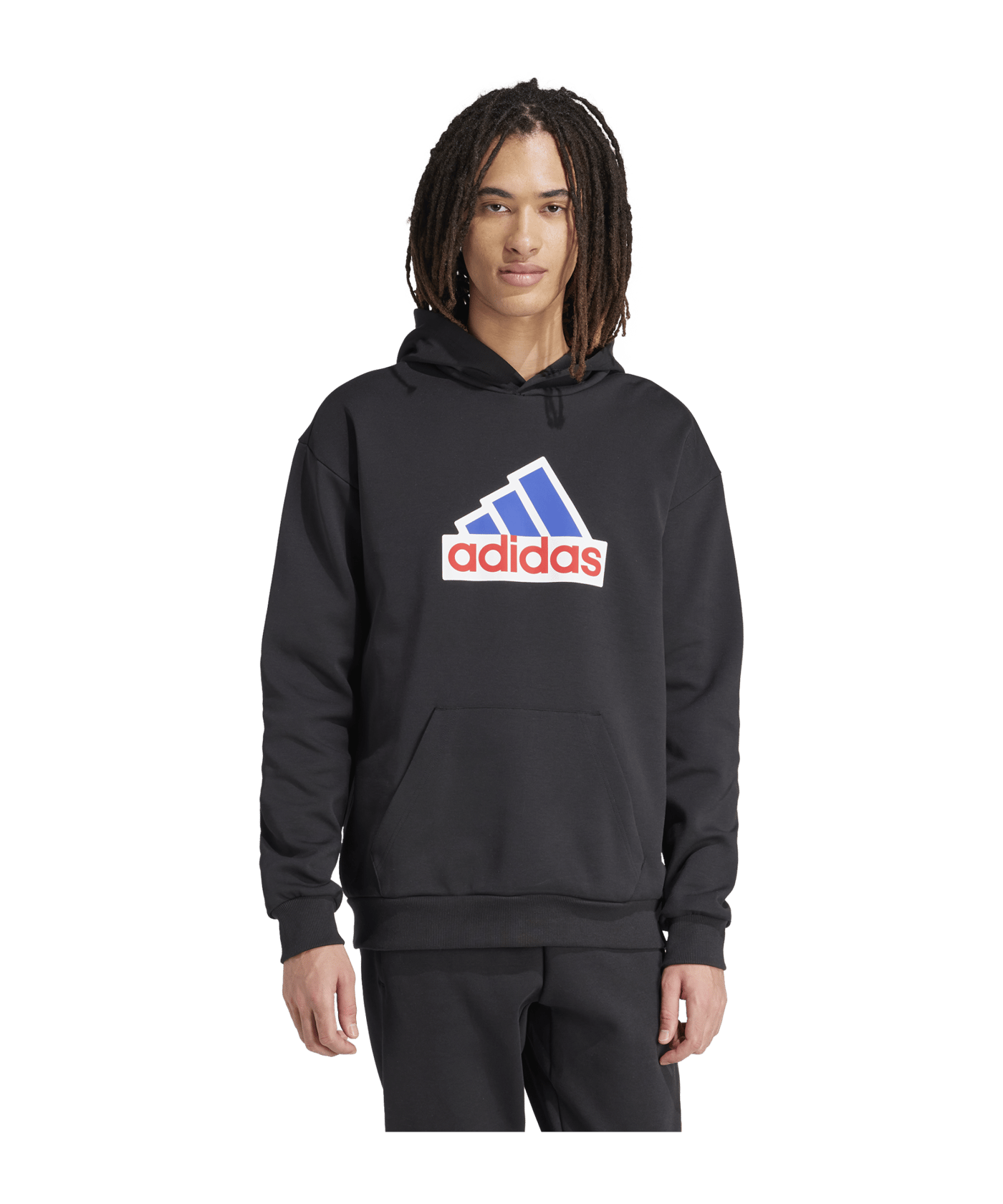 adidas Future Icons Badge of Sport Hoody Schwarz - schwarz