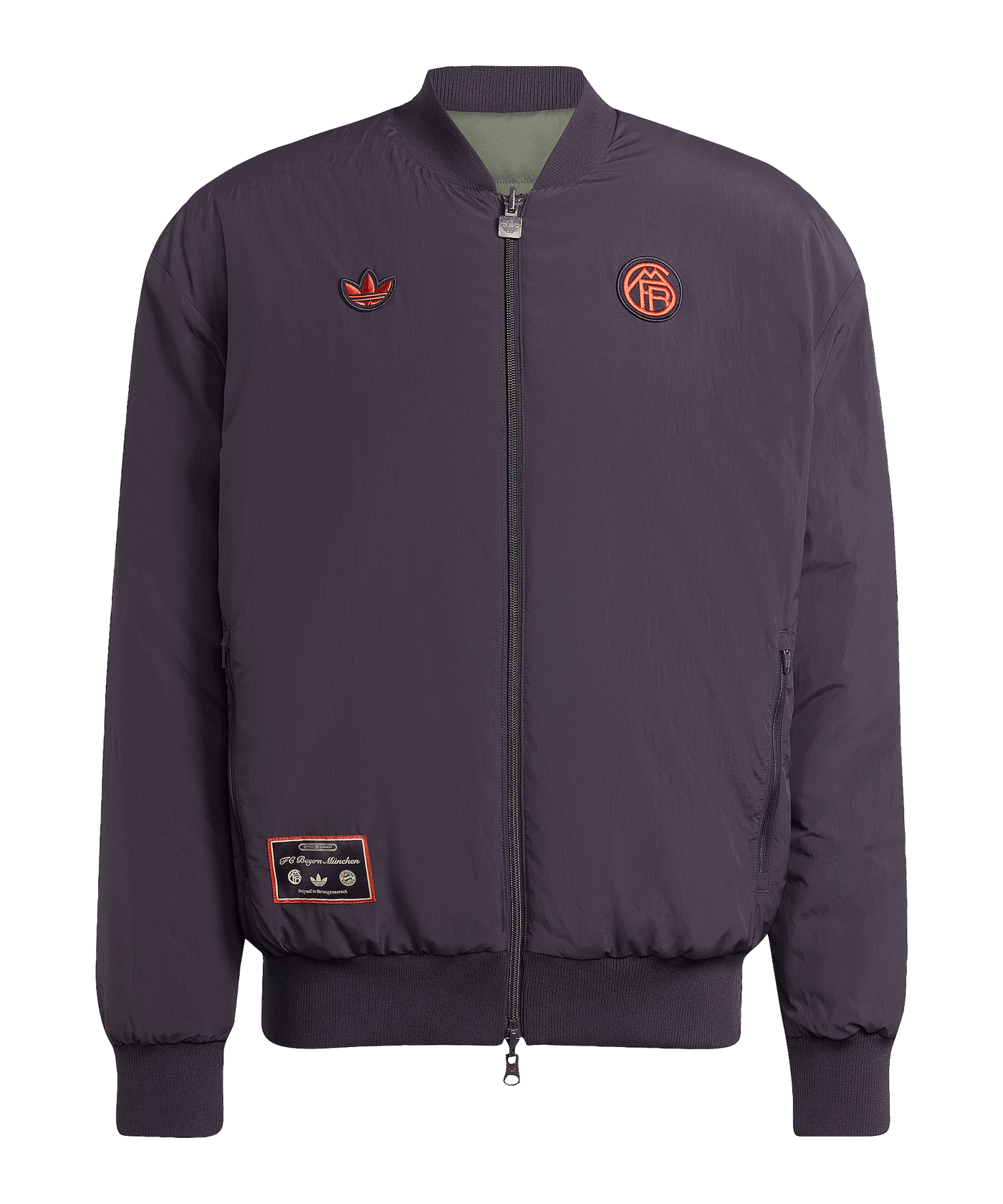 adidas FC Bayern München Icon Jacke Lila - lila