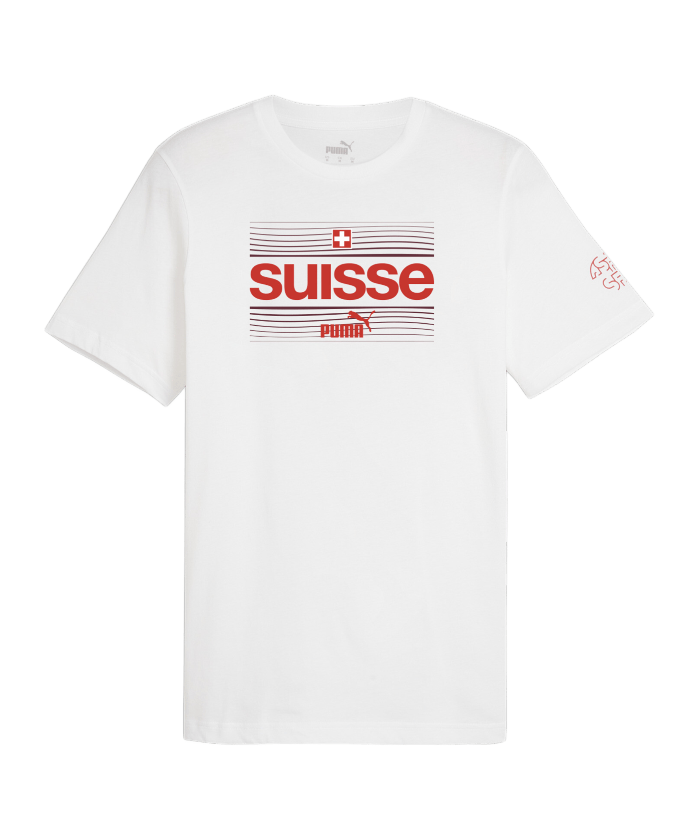 PUMA Schweiz Ftbl Icons T-Shirt Weiss F15 - weiss