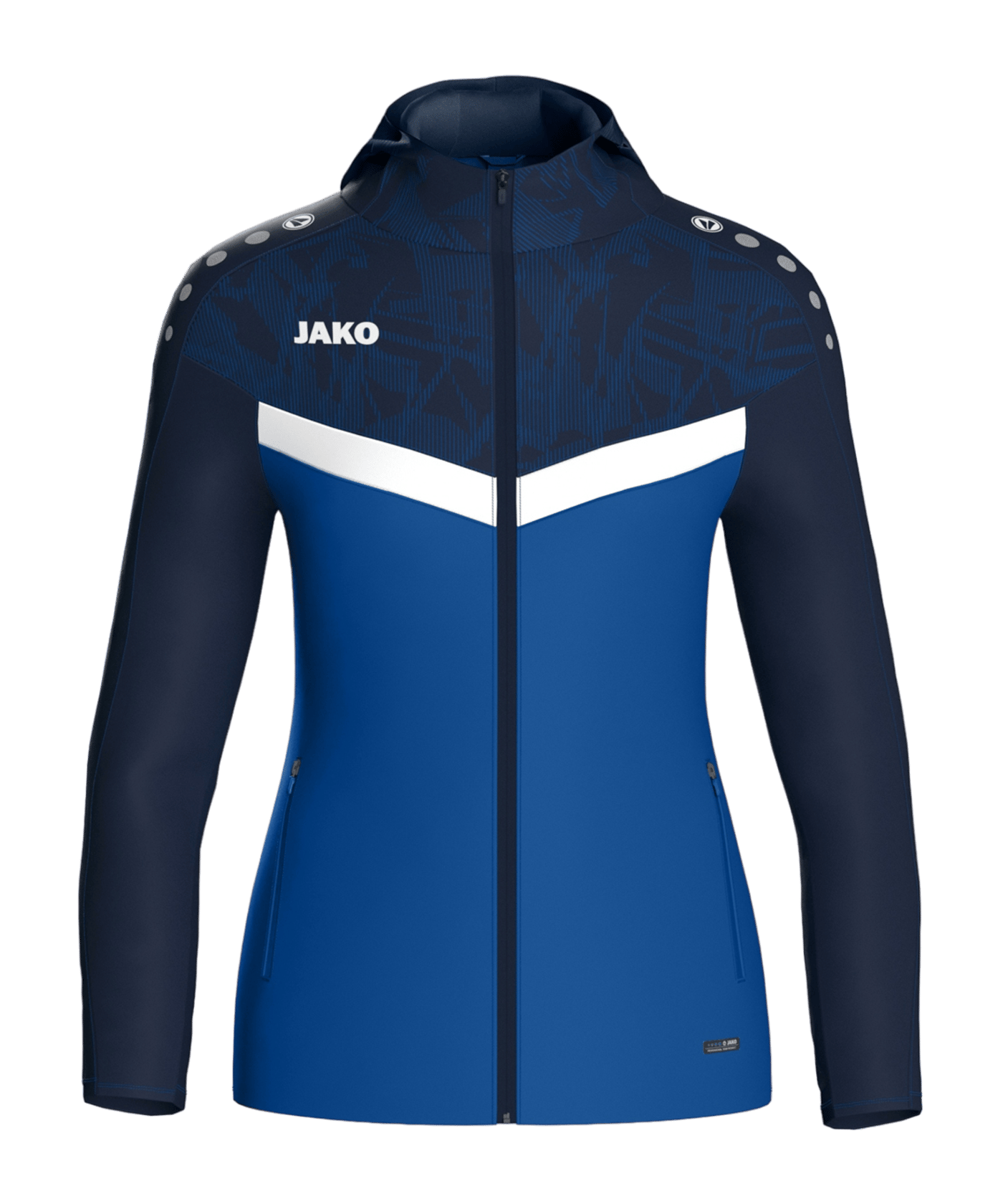 JAKO Iconic Kapuzenjacke Damen Blau F403 - blau