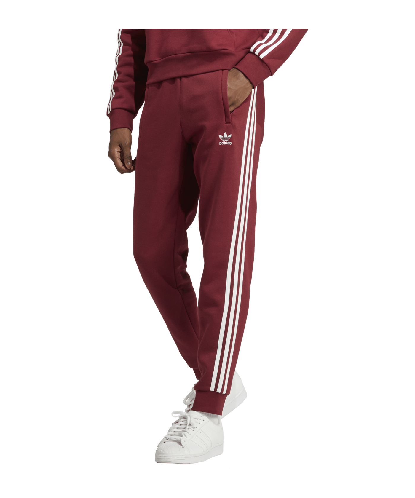 adidas Originals Adicolor Classics 3-Stripes Pants Burgundy - rot