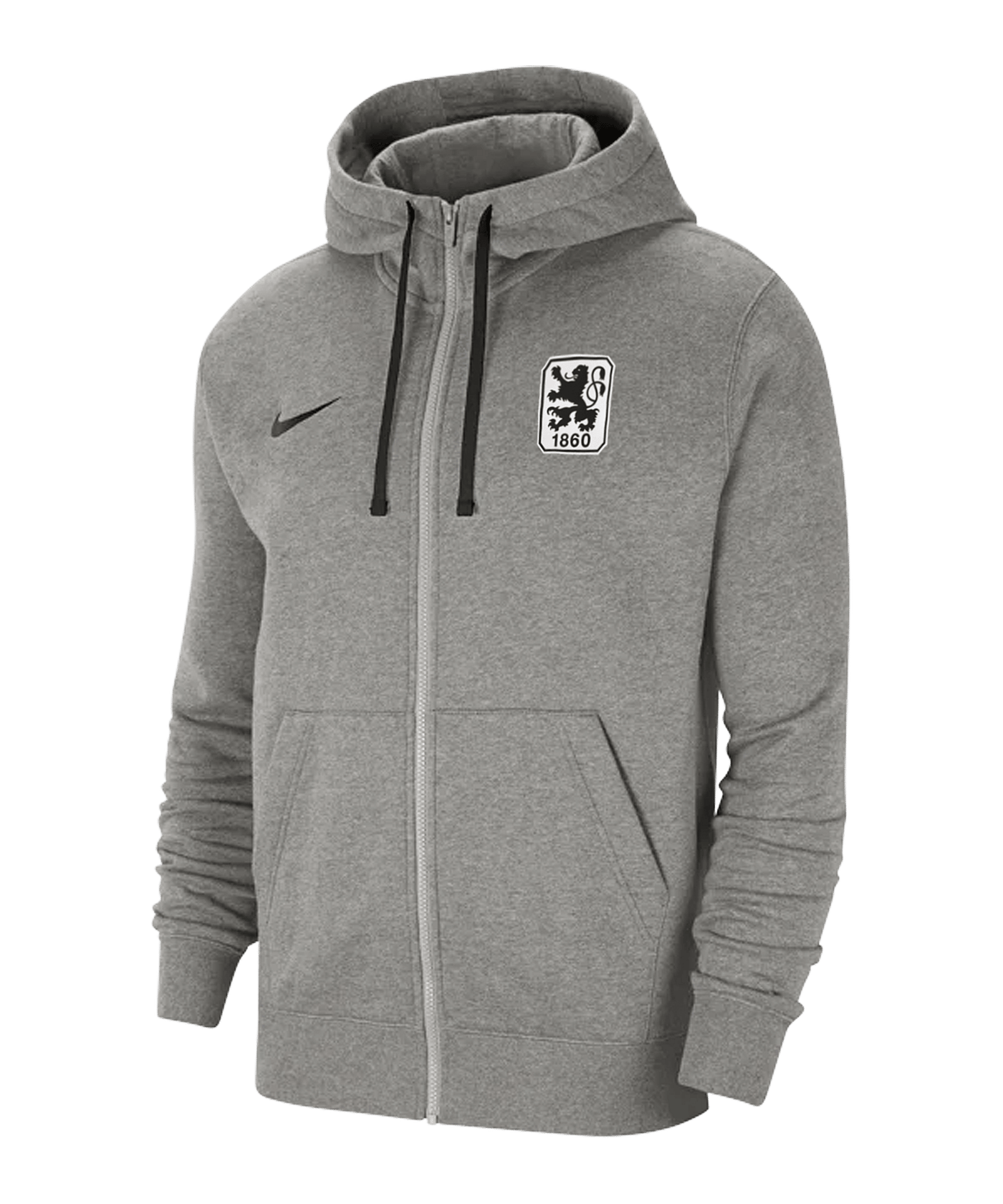 Nike TSV 1860 München Kapuzenjacke Grau F063 | Fan-Shop | Fan Artikel