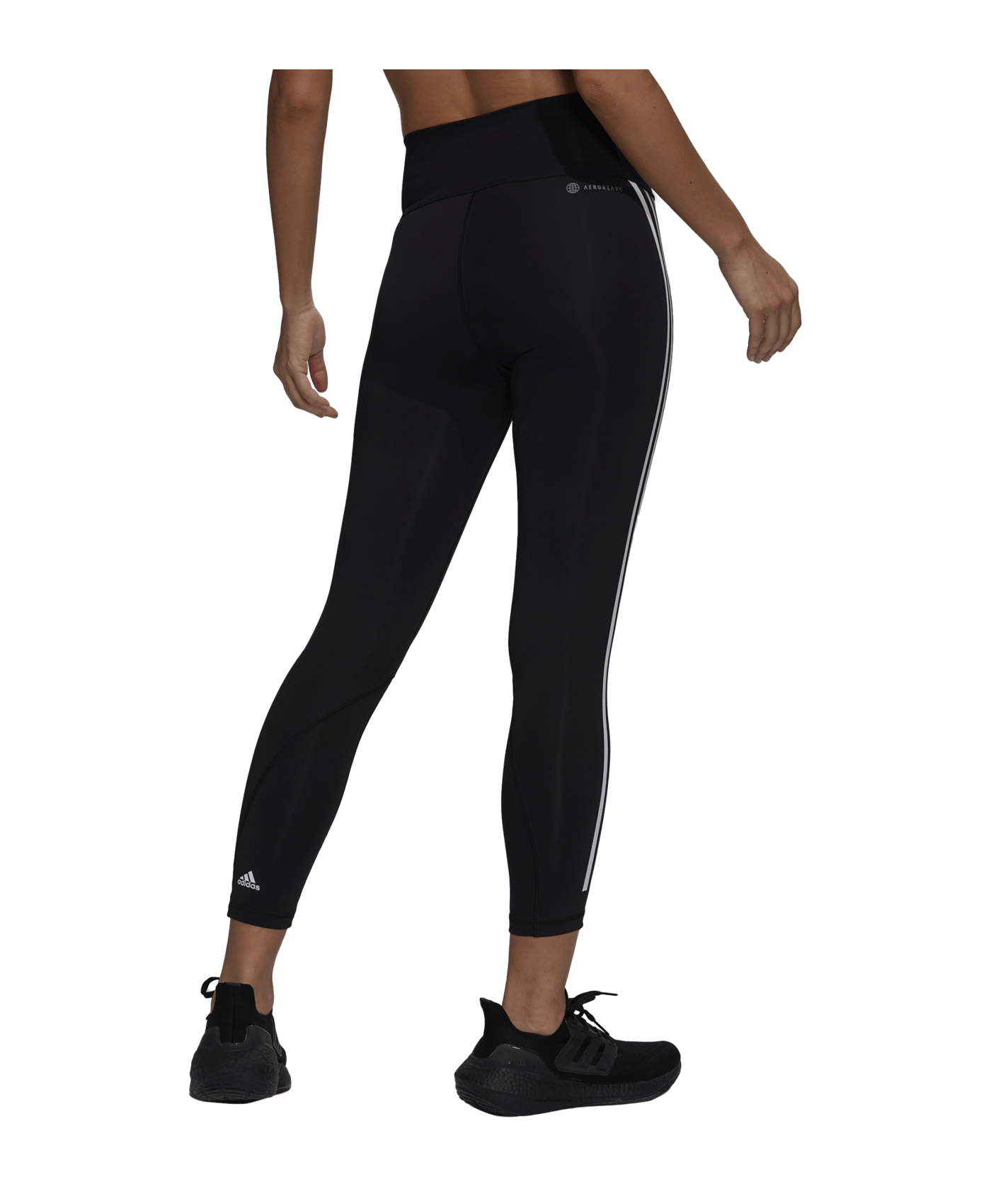 adidas Optime Trainicons 7/8 Tights Black - schwarz