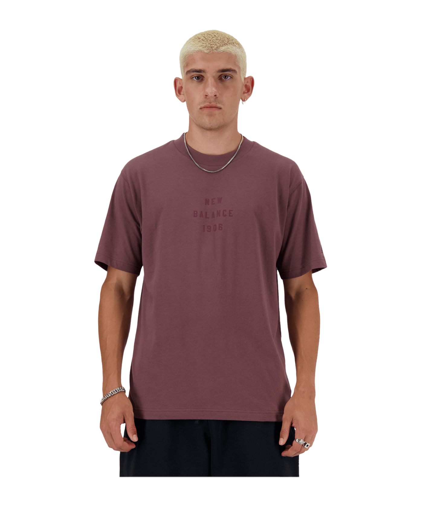 New Balance Iconic Collegiate Graphic T-Shirt FLIE - rot
