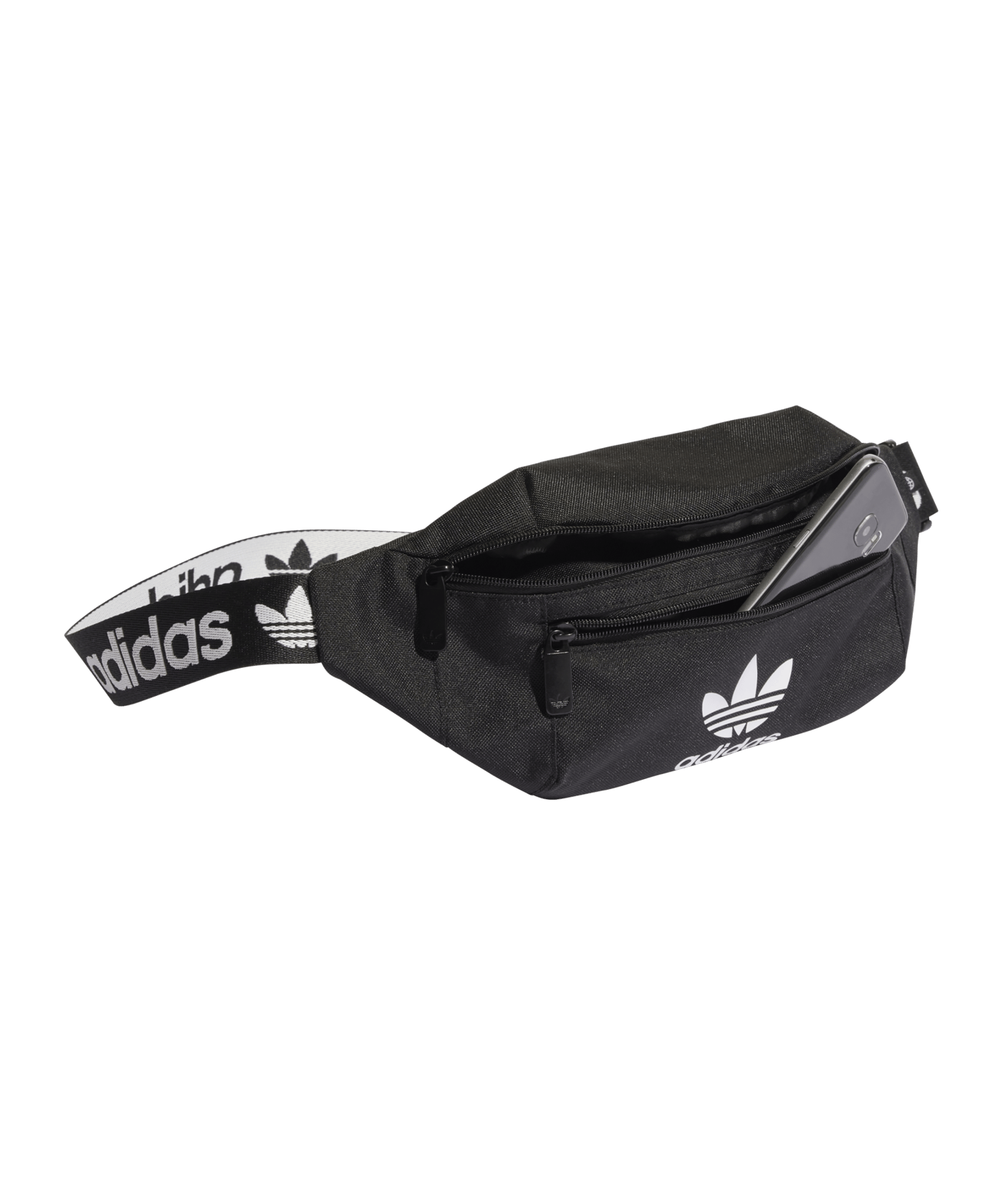 adidas Originals Adicolor Hüfttasche Schwarz Weiss - schwarz