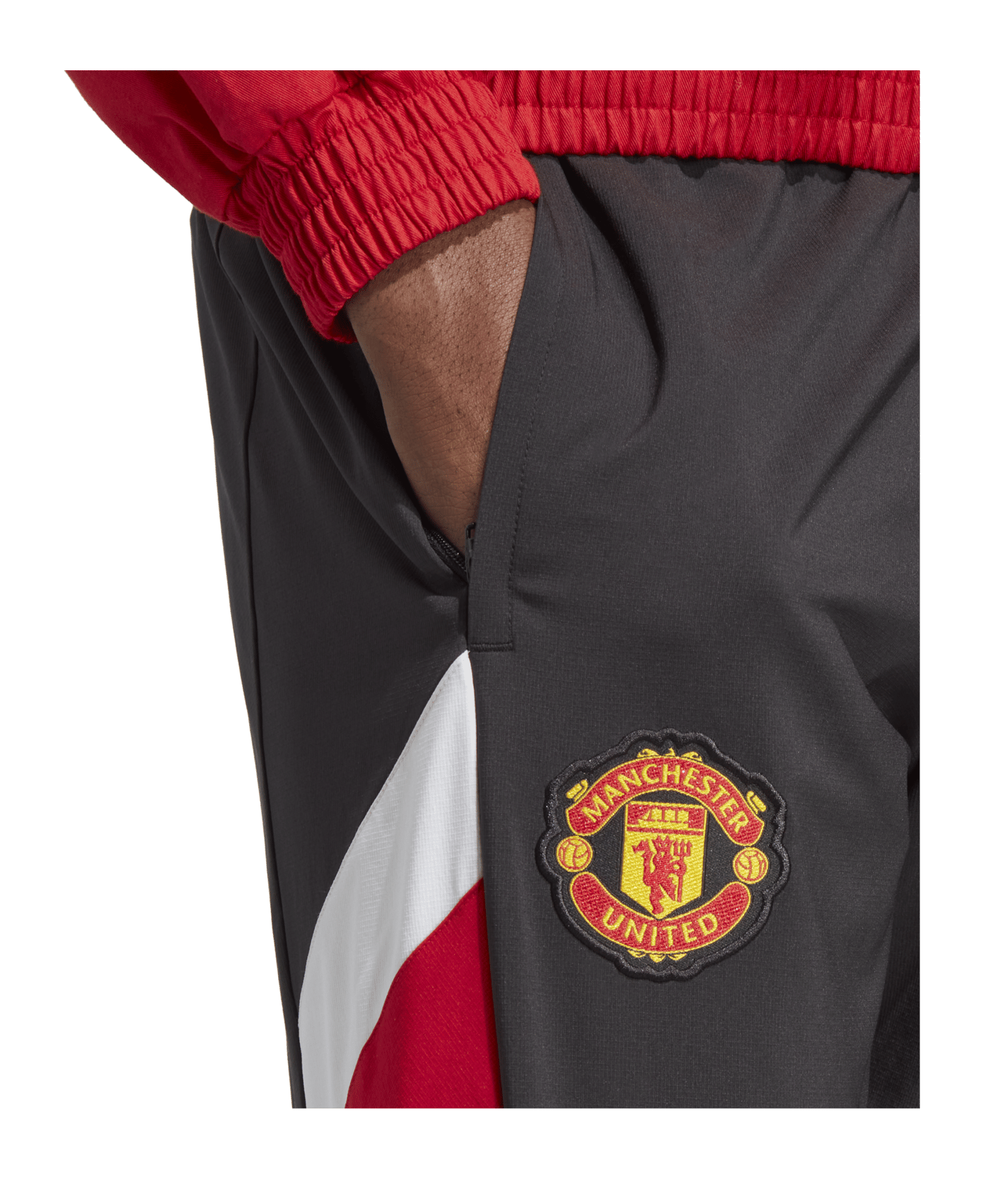 adidas Manchester United Icon Trainingshose Schwarz - schwarz