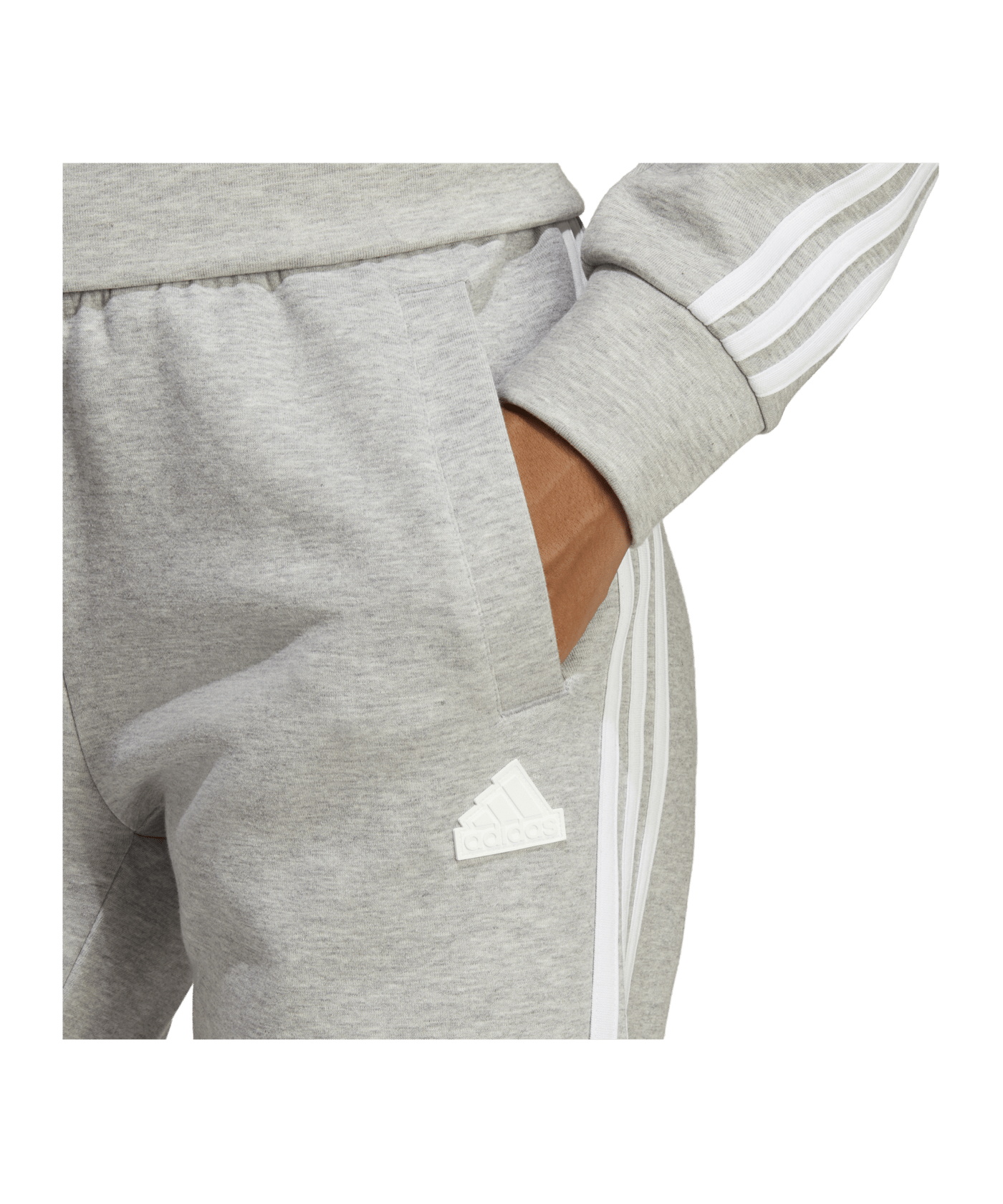 adidas Future Icons Regular Hose Damen Grau - grau
