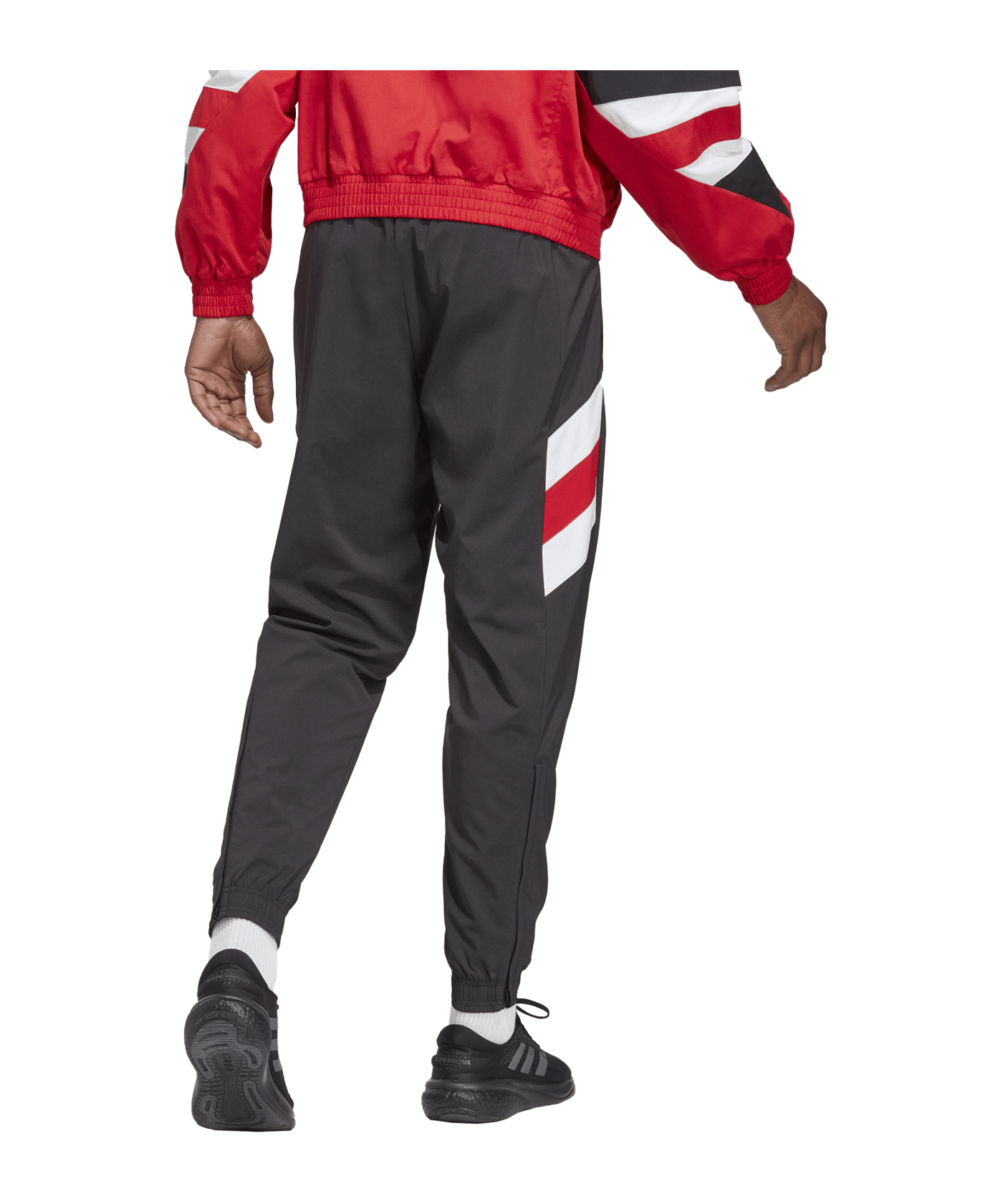 adidas Manchester United Icon Trainingshose Schwarz - schwarz