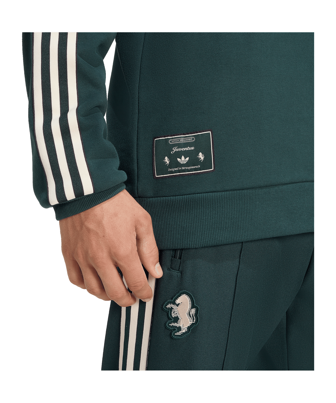 adidas Juventus Turin Icon Sweatshirt Grün - gruen