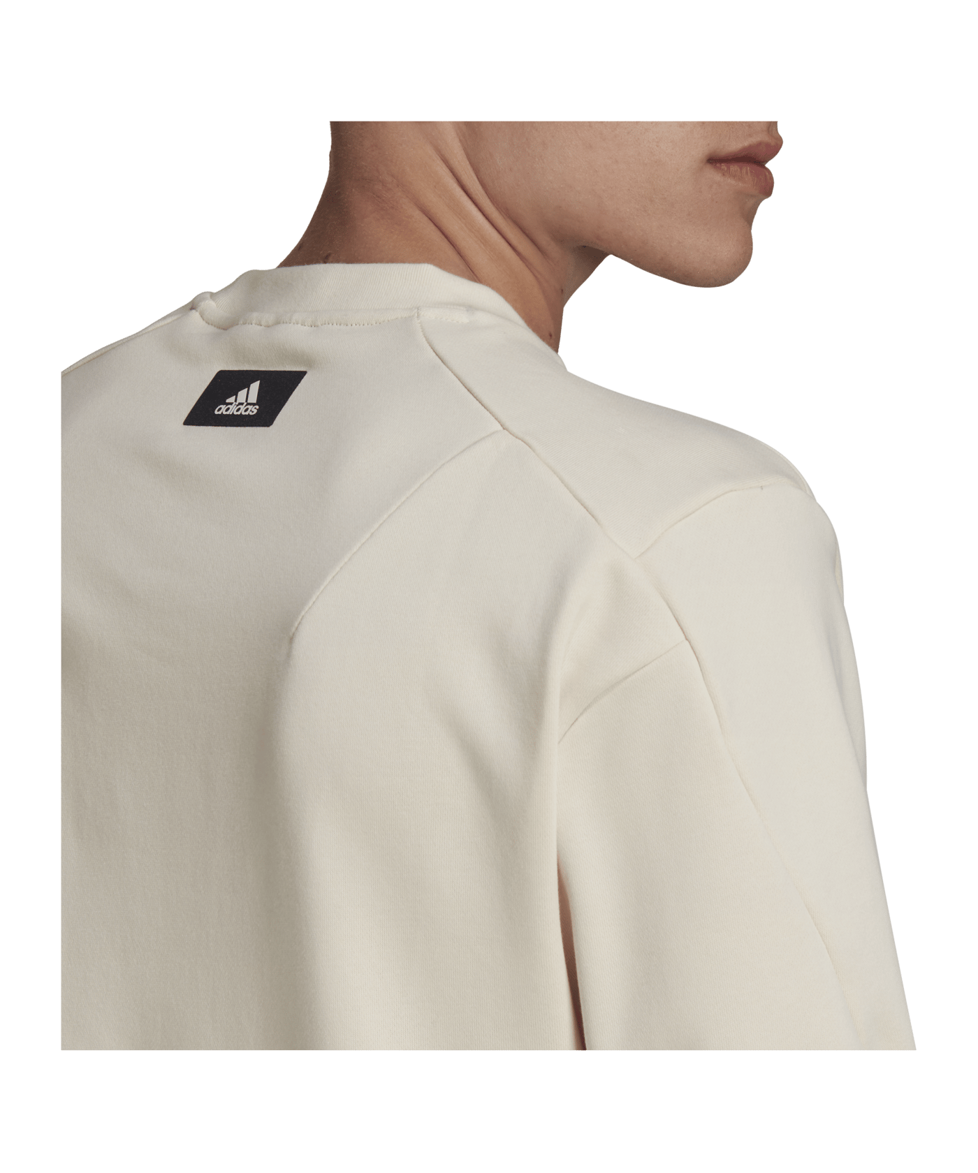 adidas Three Bar Future Icons Sweatshirt Beige - beige