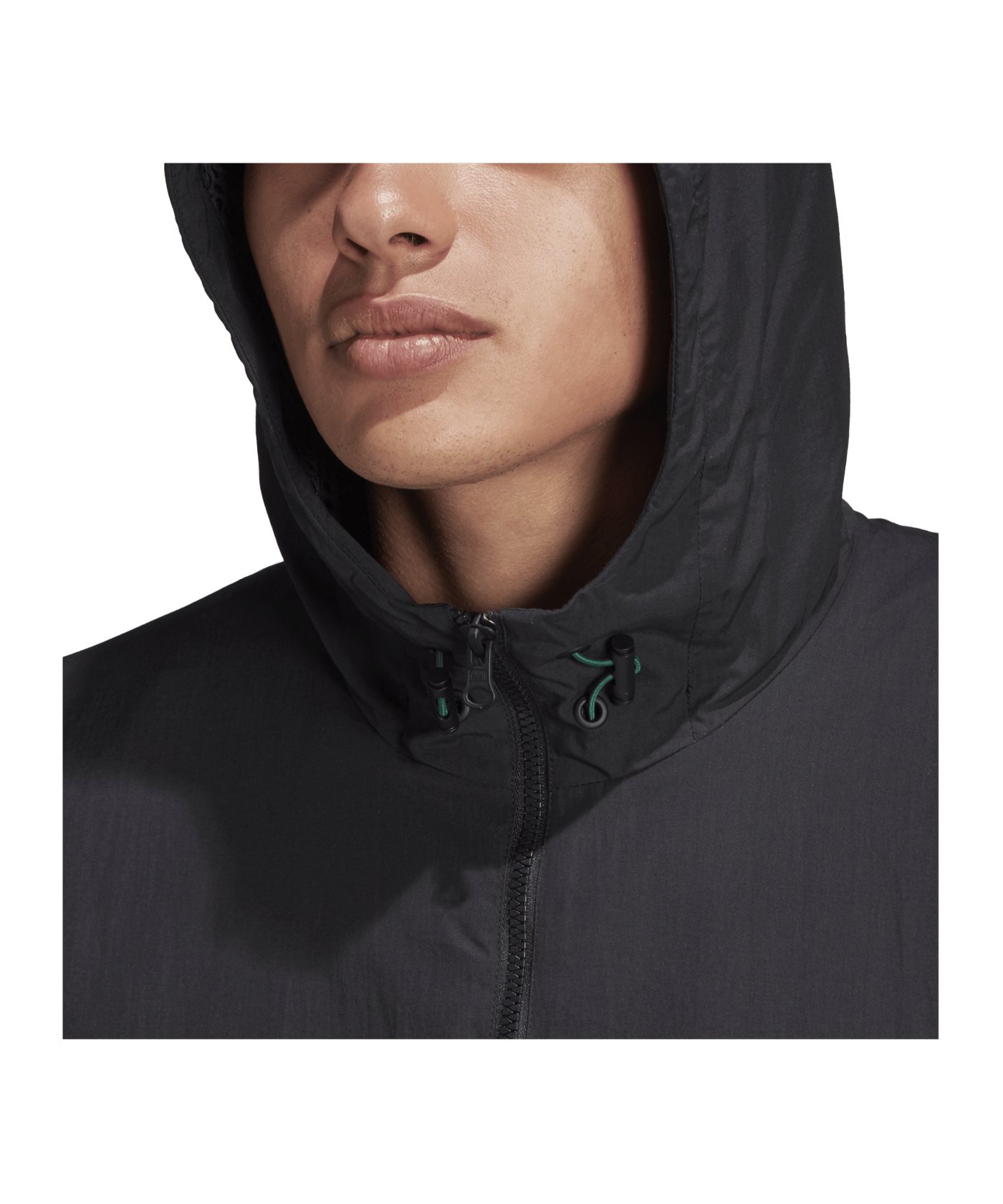 adidas Icons Cord Kapuzenjacke Schwarz Grau - schwarz